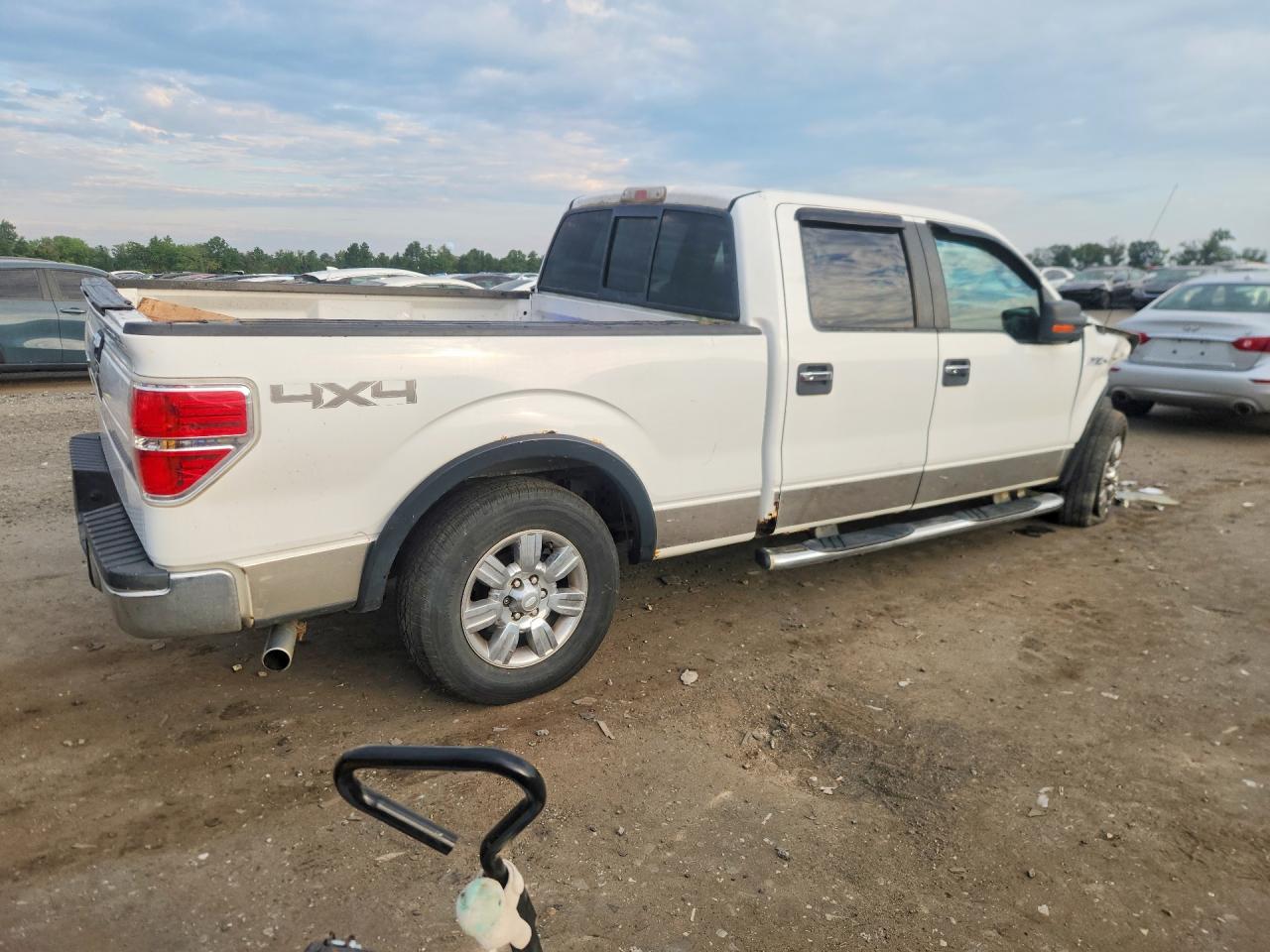 2009 Ford F150 Supercrew White vin: 1FTRW14819FA34289