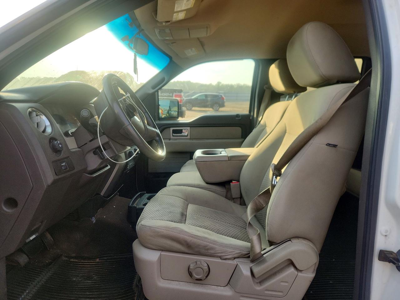 2009 Ford F150 Supercrew White vin: 1FTRW14819FA34289