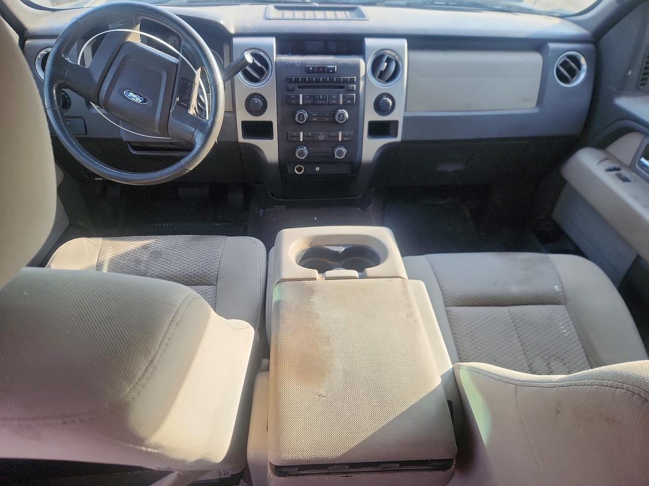2009 Ford F150 Supercrew White vin: 1FTRW14819FA34289