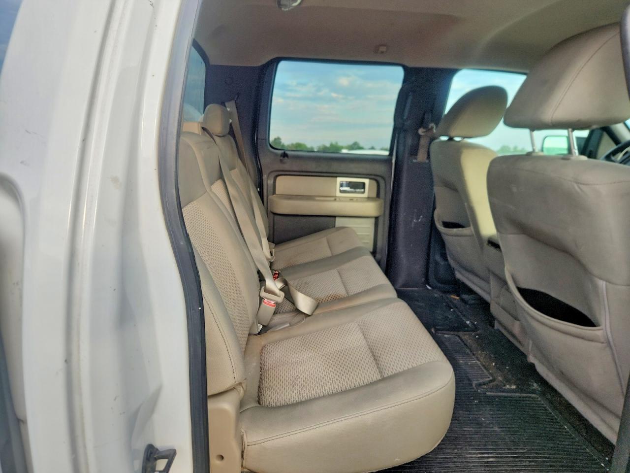 2009 Ford F150 Supercrew White vin: 1FTRW14819FA34289