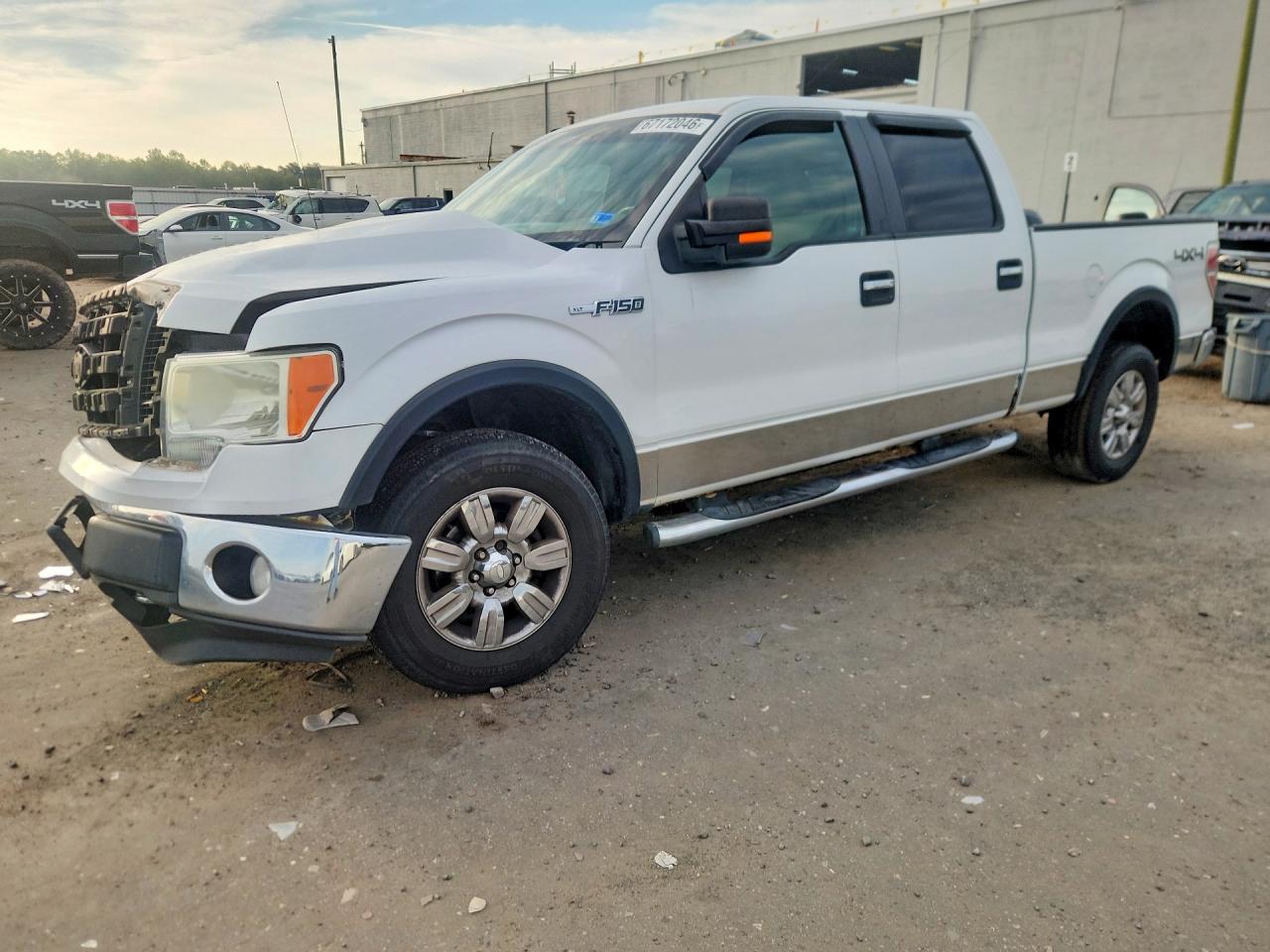2009 Ford F150 Supercrew White vin: 1FTRW14819FA34289
