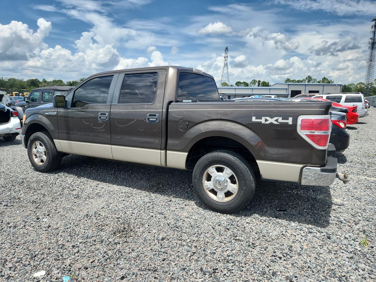 2009 Ford F150 Supercrew Brown vin: 1FTRW14819KC63093