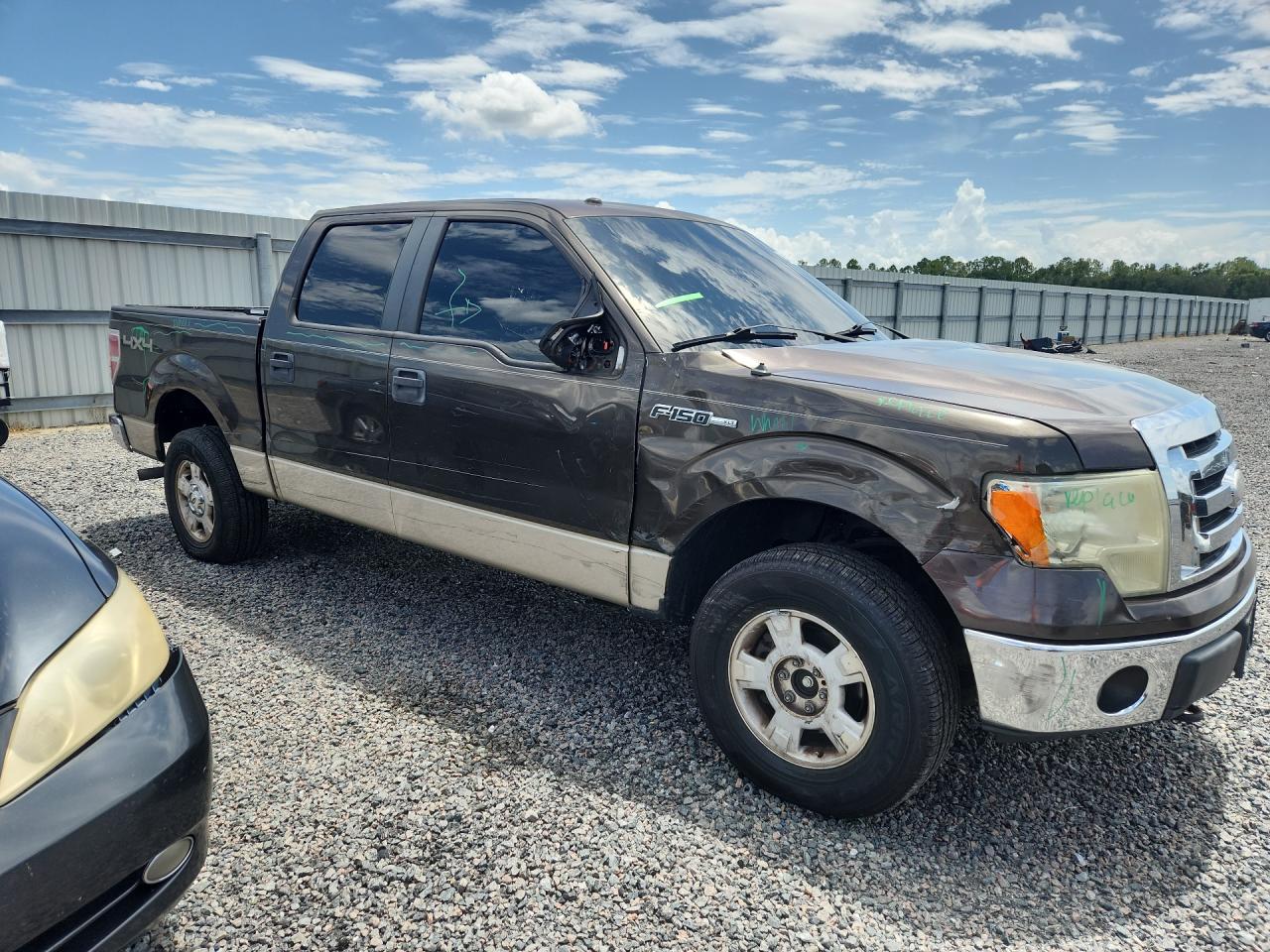 2009 Ford F150 Supercrew Brown vin: 1FTRW14819KC63093