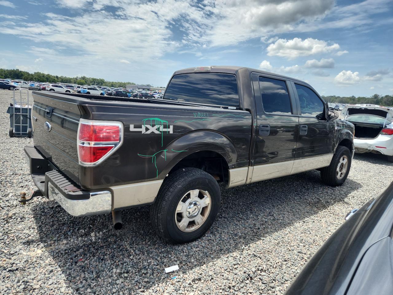 2009 Ford F150 Supercrew Brown vin: 1FTRW14819KC63093