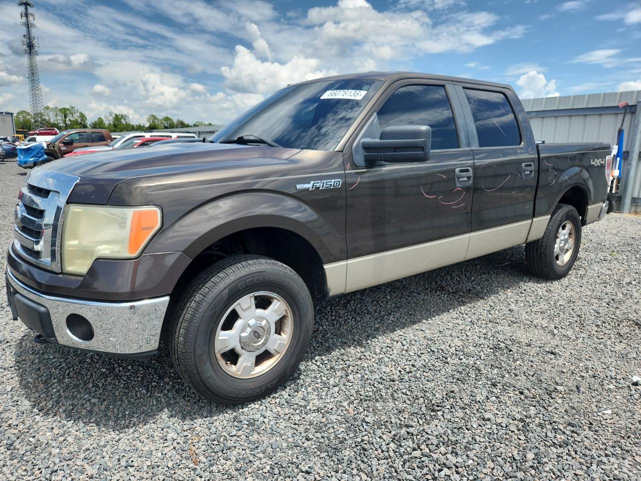 2009 Ford F150 Supercrew Brown vin: 1FTRW14819KC63093