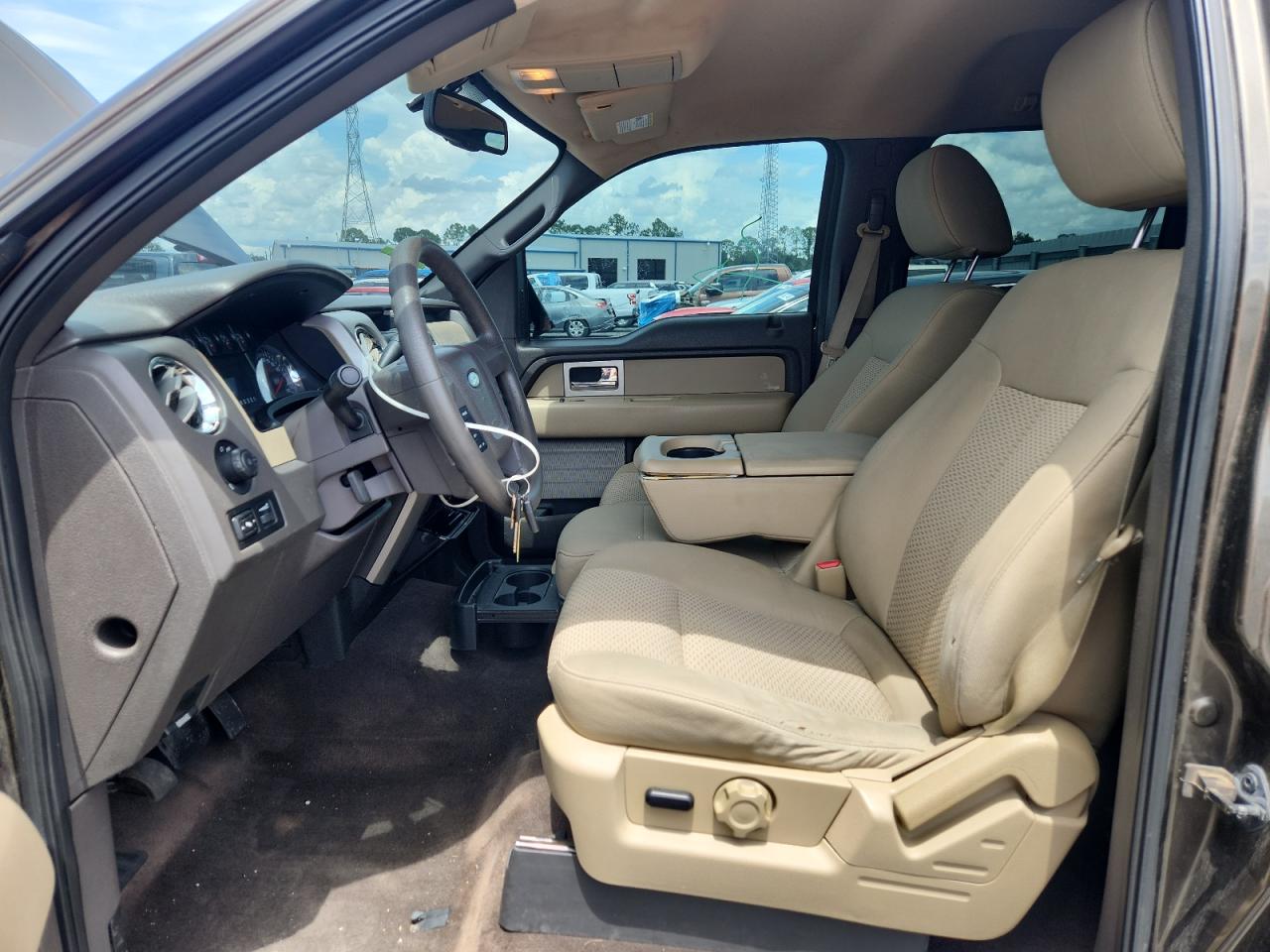 2009 Ford F150 Supercrew Brown vin: 1FTRW14819KC63093