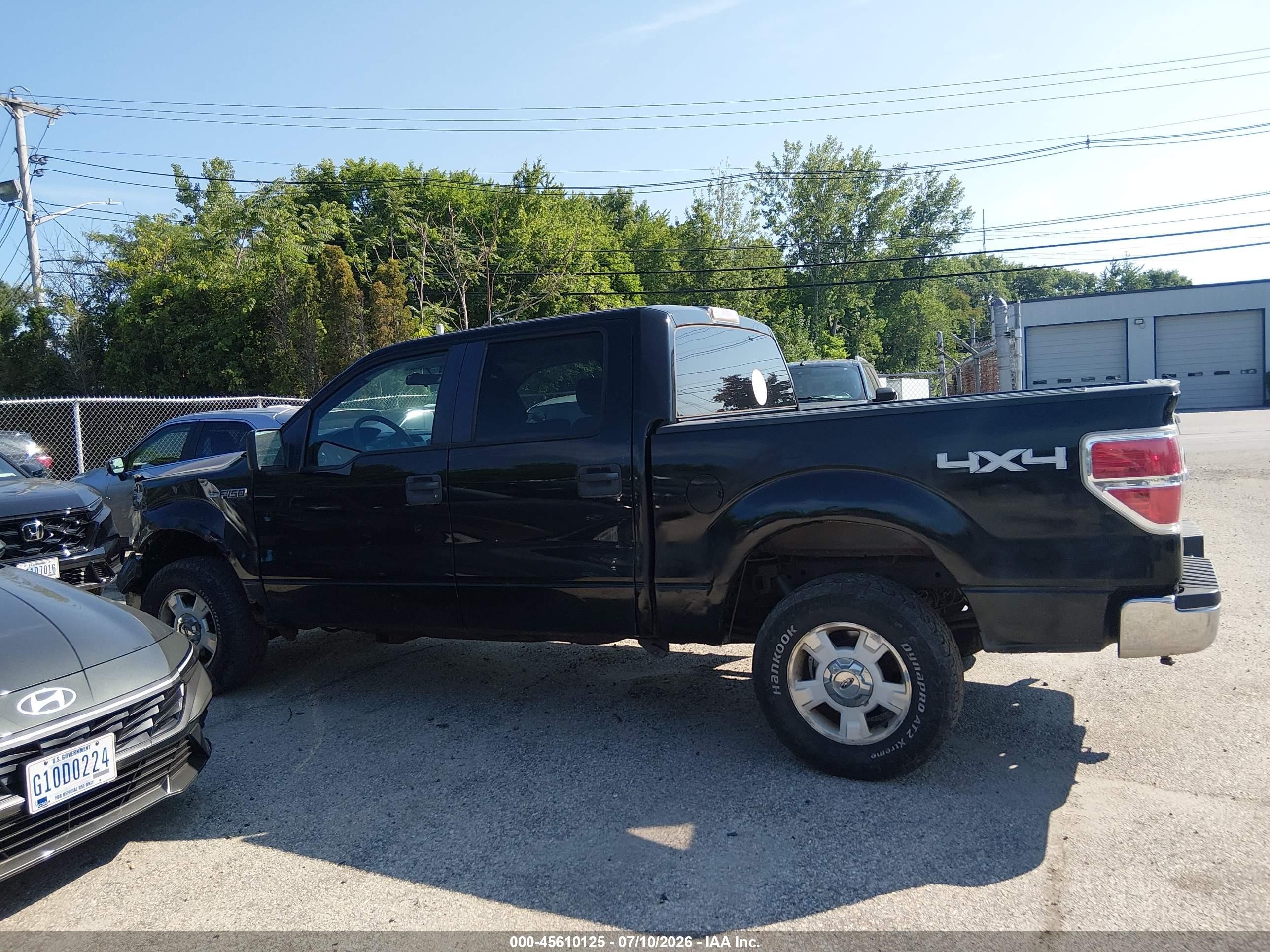 2009 Ford F-150 Xlt Black vin: 1FTRW14839FA88628