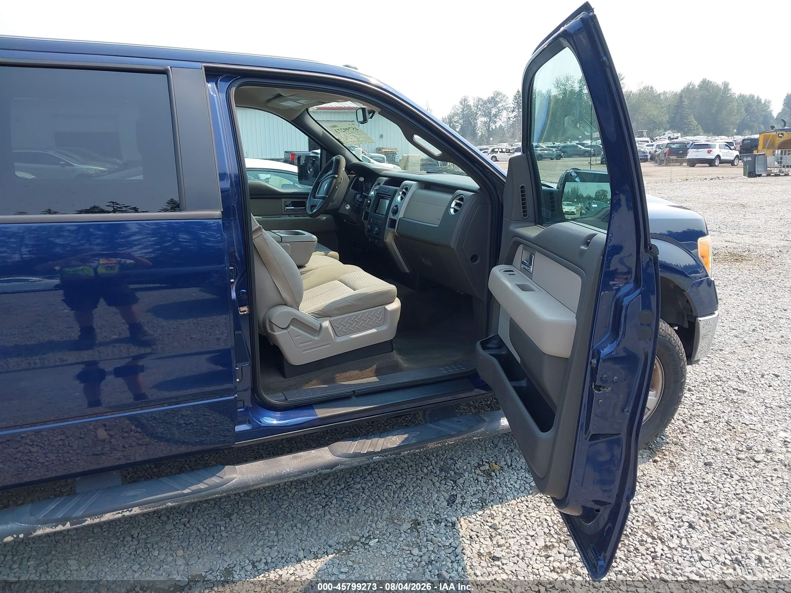 2009 Ford F-150 Xl/xlt Blue vin: 1FTRW14849FA48557