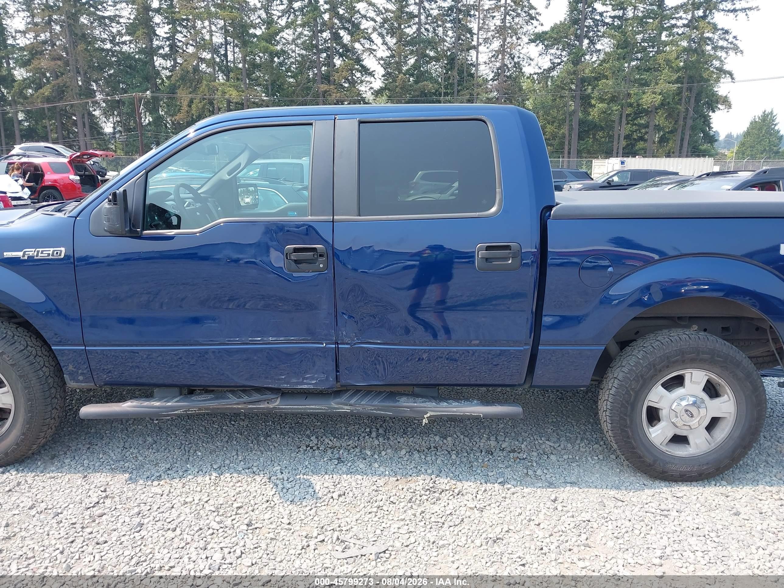 2009 Ford F-150 Xl/xlt Blue vin: 1FTRW14849FA48557