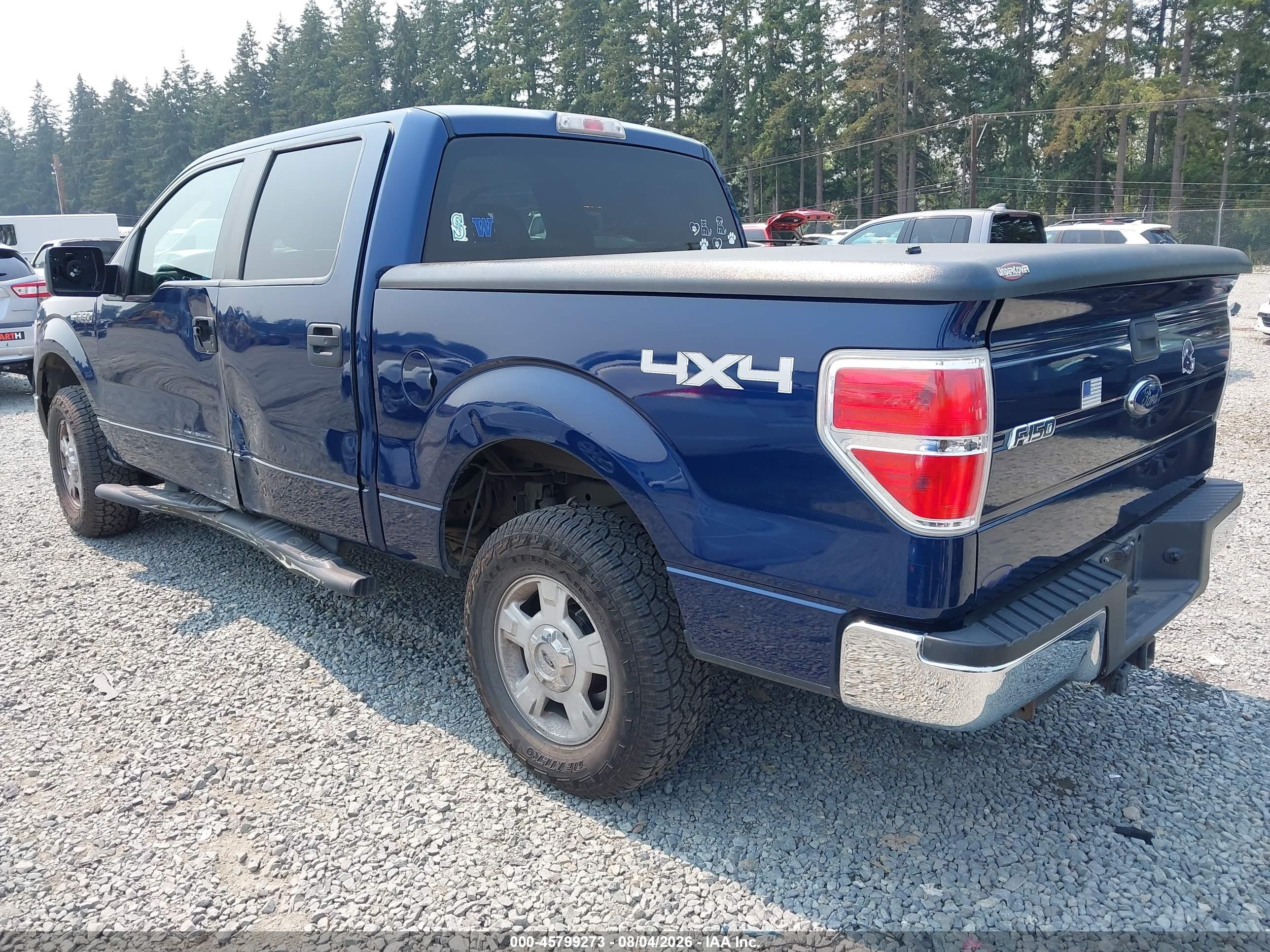 2009 Ford F-150 Xl/xlt Blue vin: 1FTRW14849FA48557