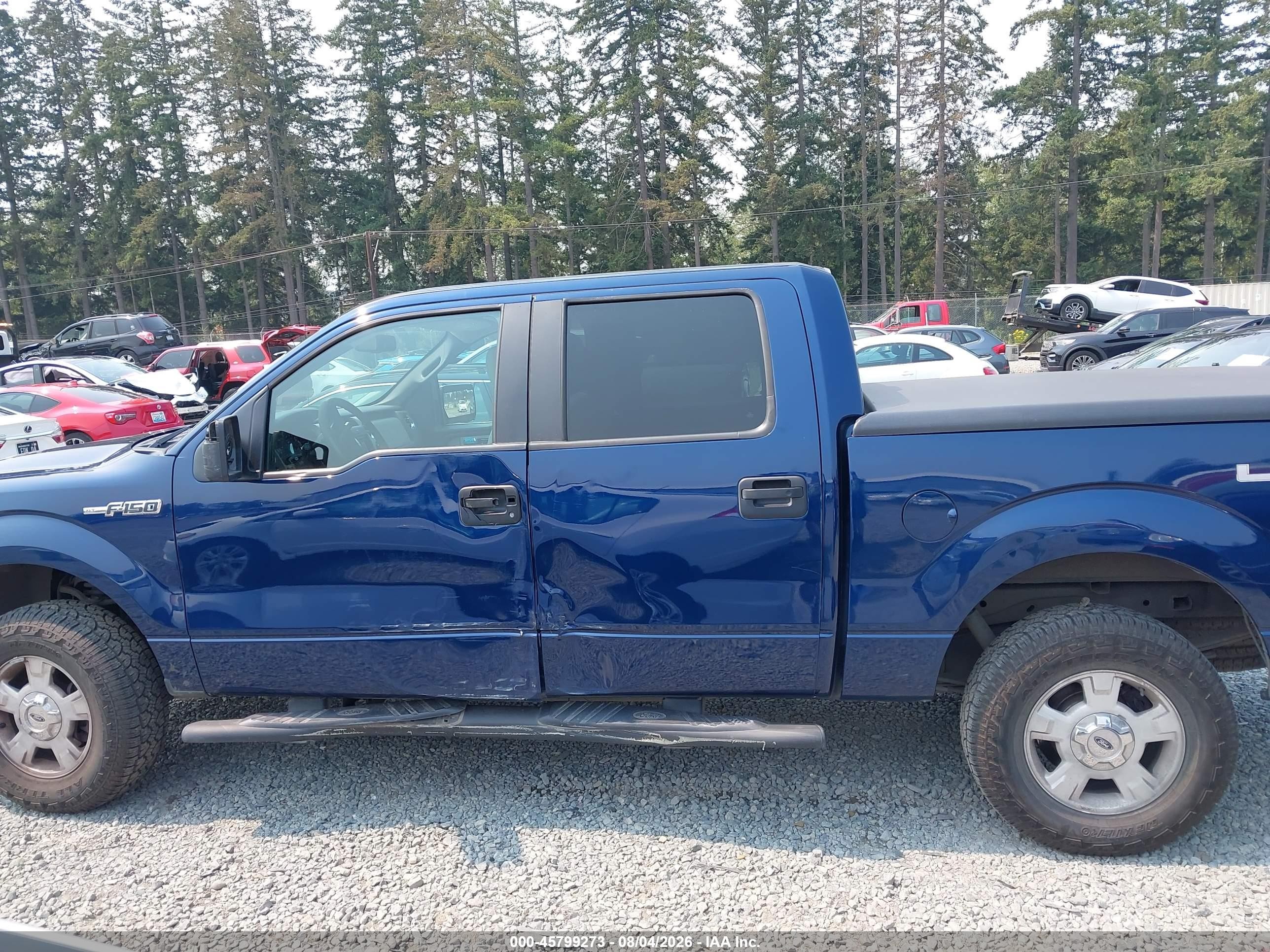 2009 Ford F-150 Xl/xlt Blue vin: 1FTRW14849FA48557
