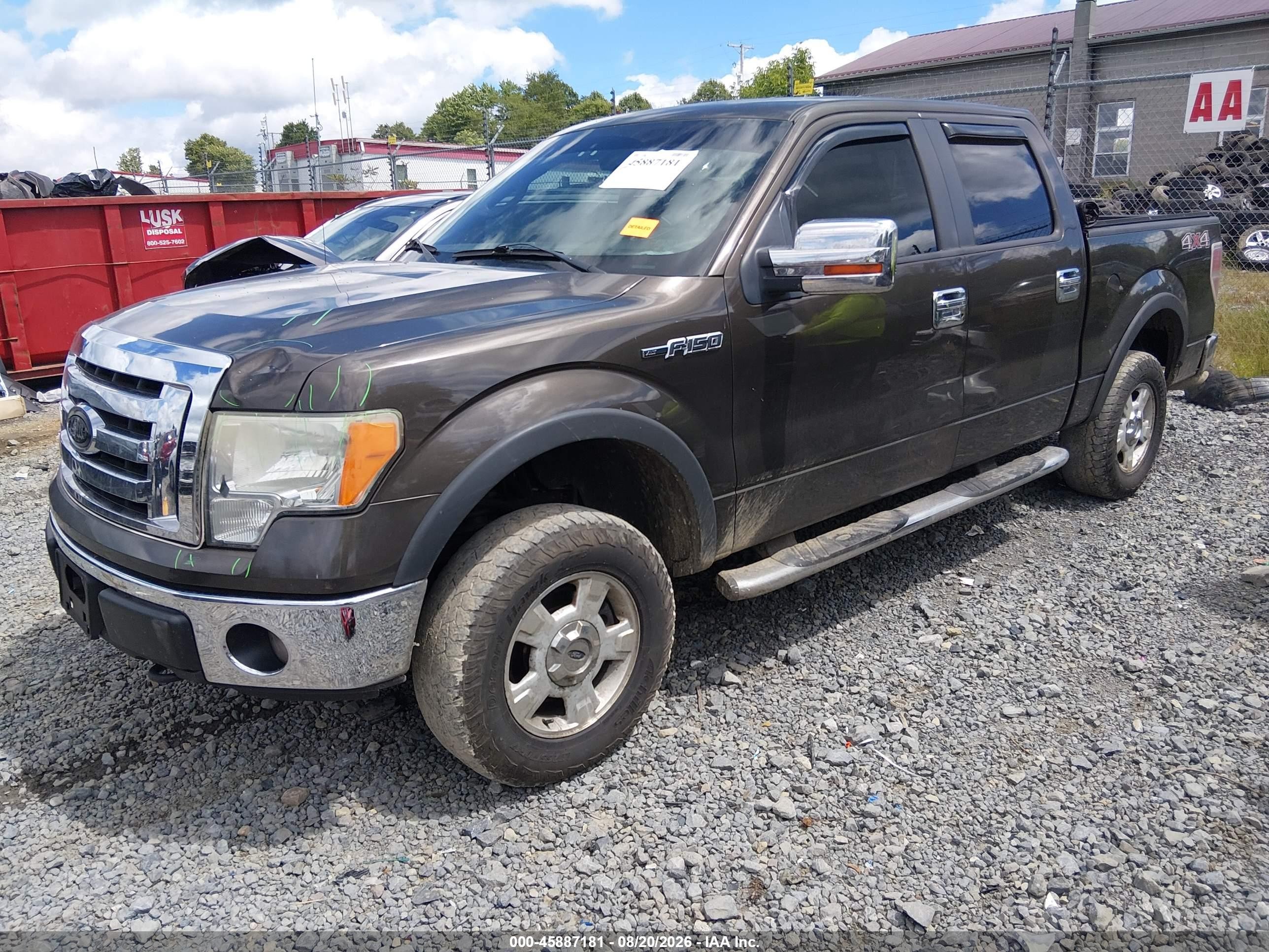 2009 Ford F-150 Xl/xlt Gray vin: 1FTRW14849KC53450