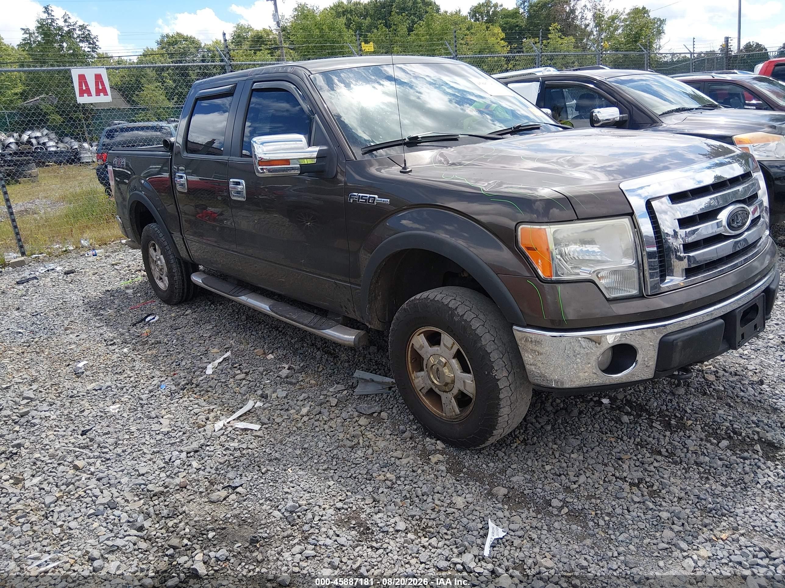 2009 Ford F-150 Xl/xlt Gray vin: 1FTRW14849KC53450