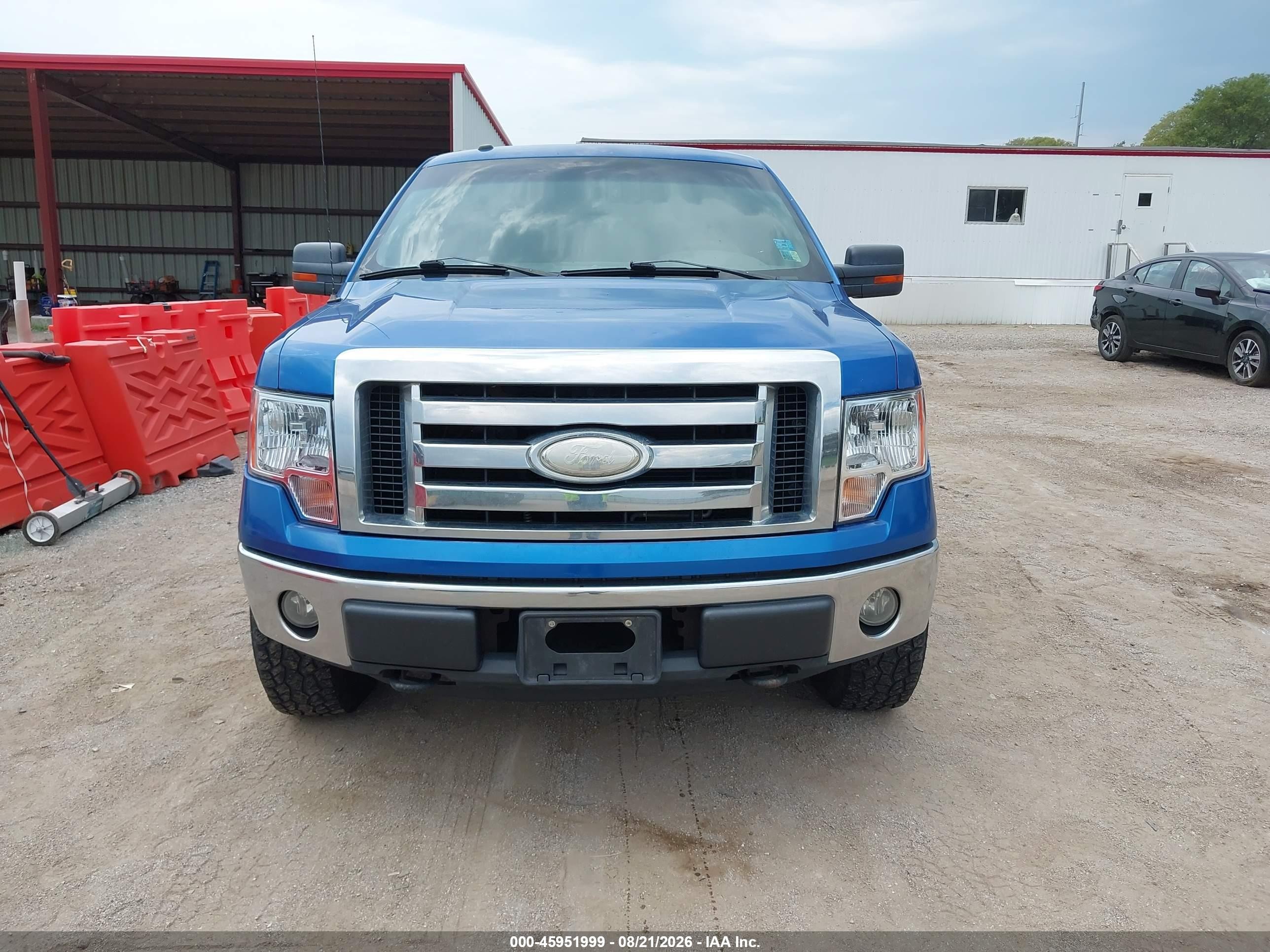 2009 Ford F-150 Xl/xlt Blue vin: 1FTRW14869KC75529