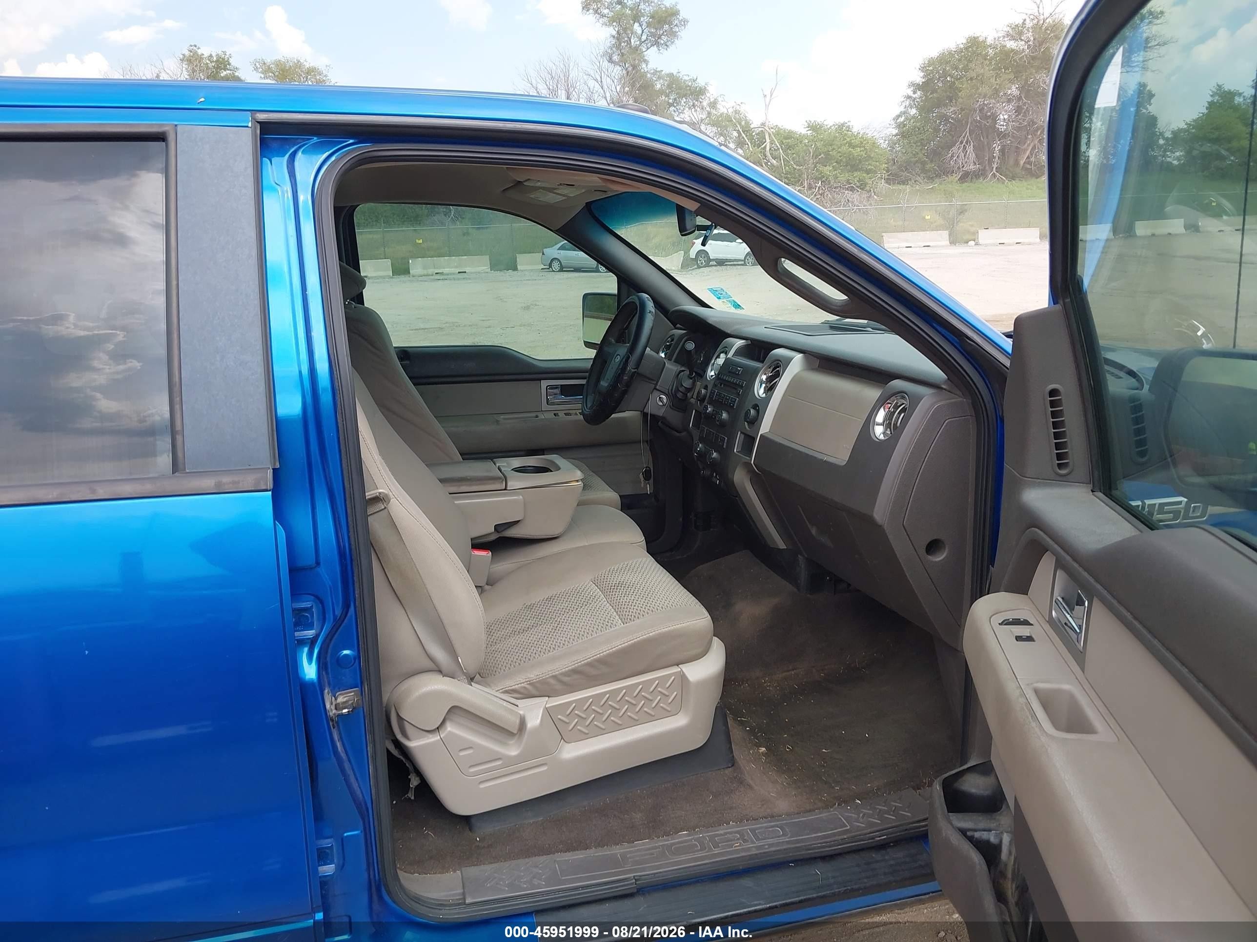 2009 Ford F-150 Xl/xlt Blue vin: 1FTRW14869KC75529