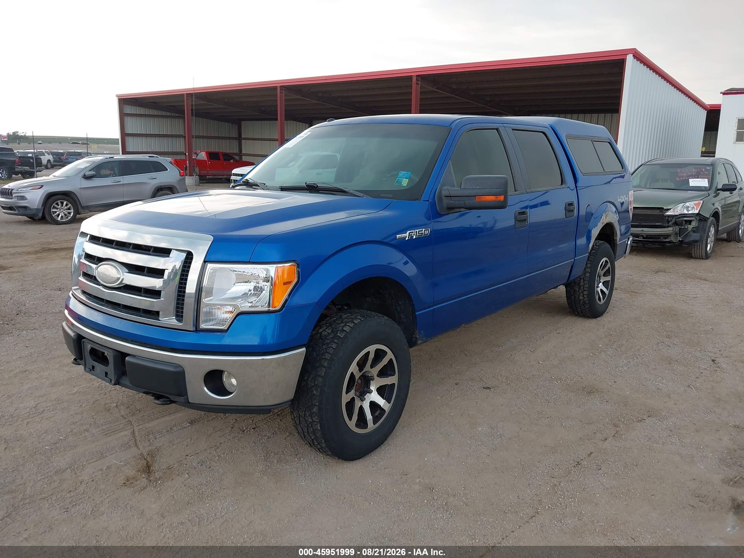 2009 Ford F-150 Xl/xlt Blue vin: 1FTRW14869KC75529