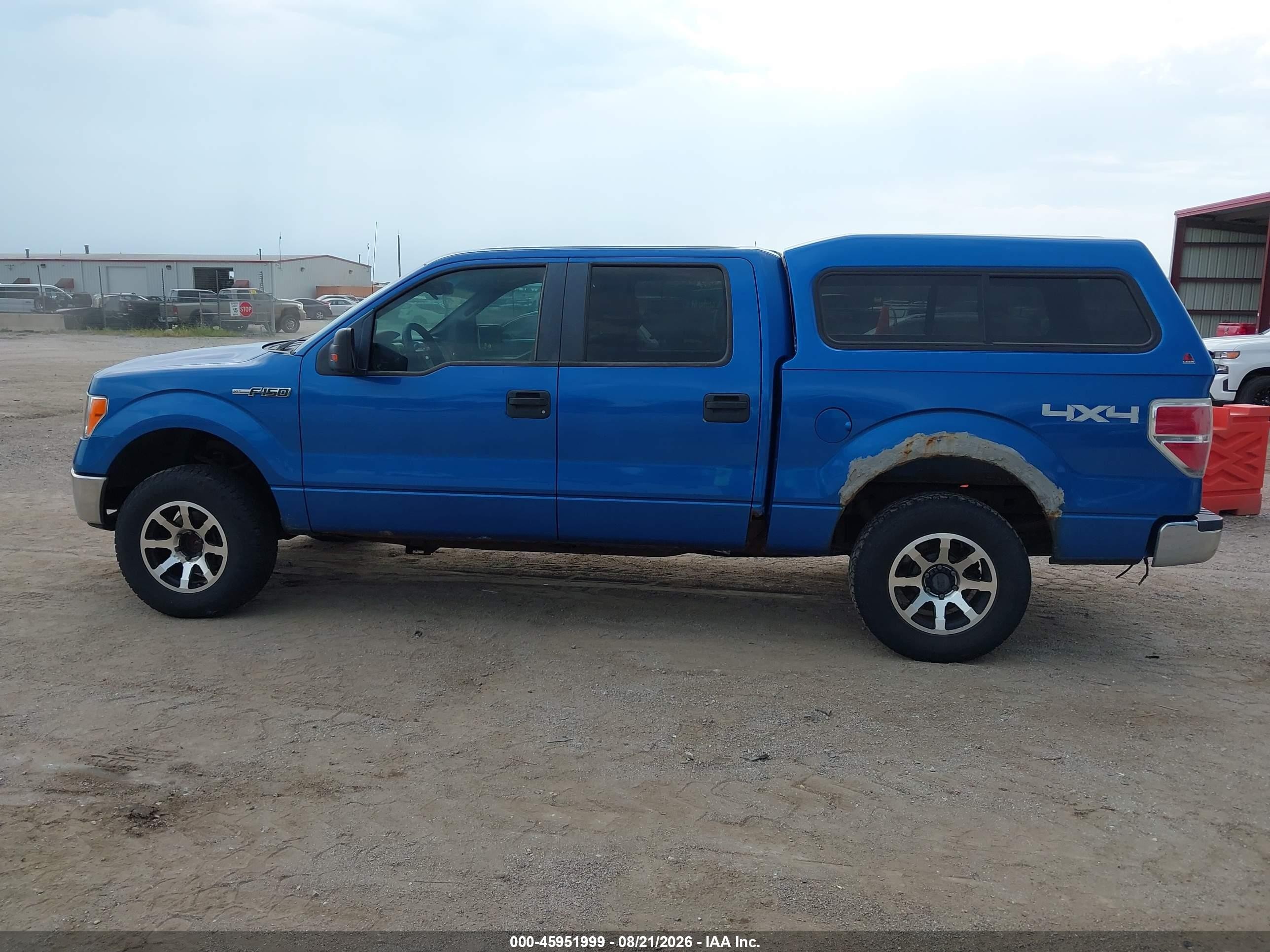 2009 Ford F-150 Xl/xlt Blue vin: 1FTRW14869KC75529