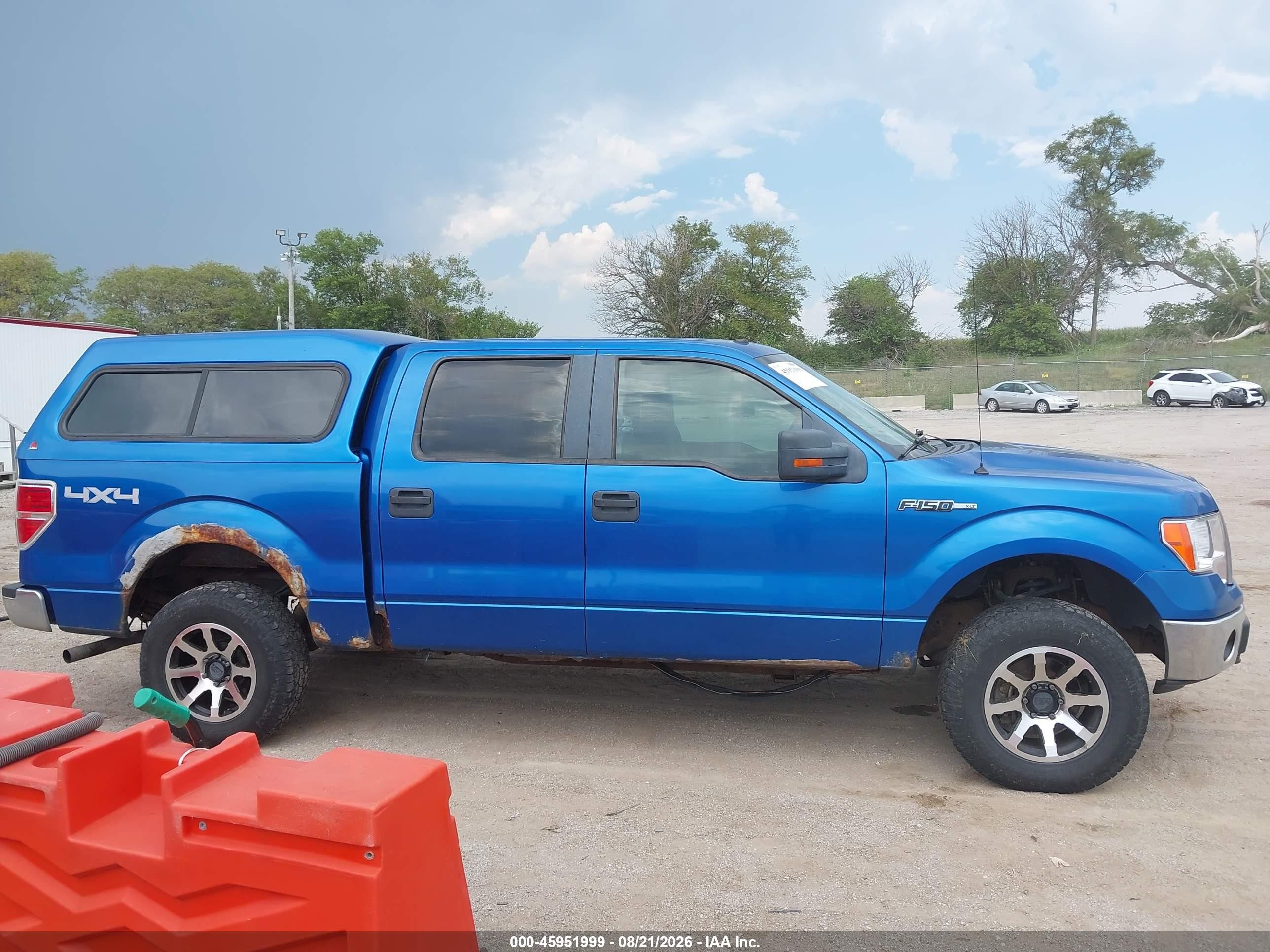 2009 Ford F-150 Xl/xlt Blue vin: 1FTRW14869KC75529