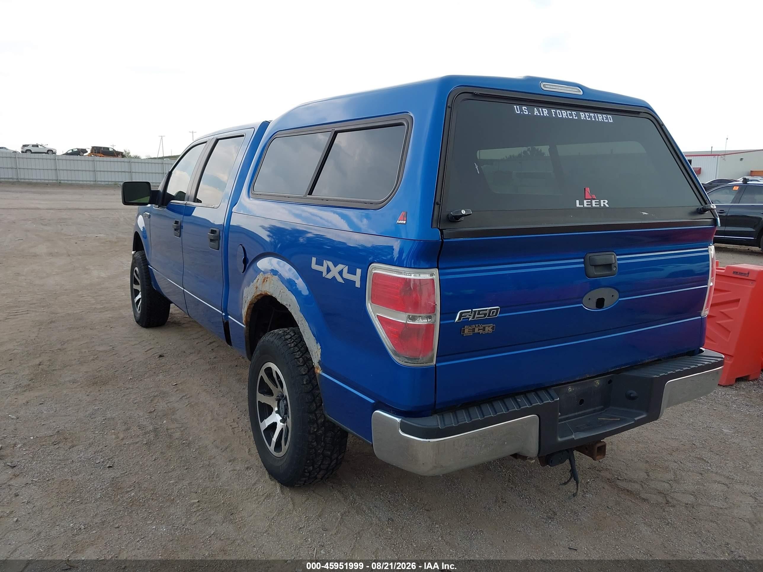 2009 Ford F-150 Xl/xlt Blue vin: 1FTRW14869KC75529