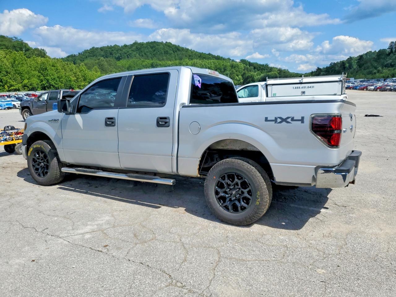 2009 Ford F150 Supercrew Silver vin: 1FTRW14879FA58502