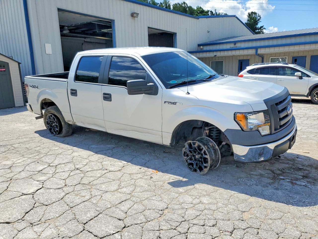 2009 Ford F150 Supercrew Silver vin: 1FTRW14879FA58502