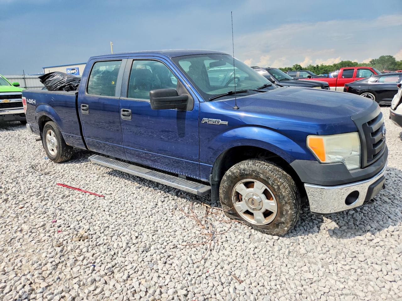 2009 Ford F150 Supercrew Blue vin: 1FTRW148X9FA45873