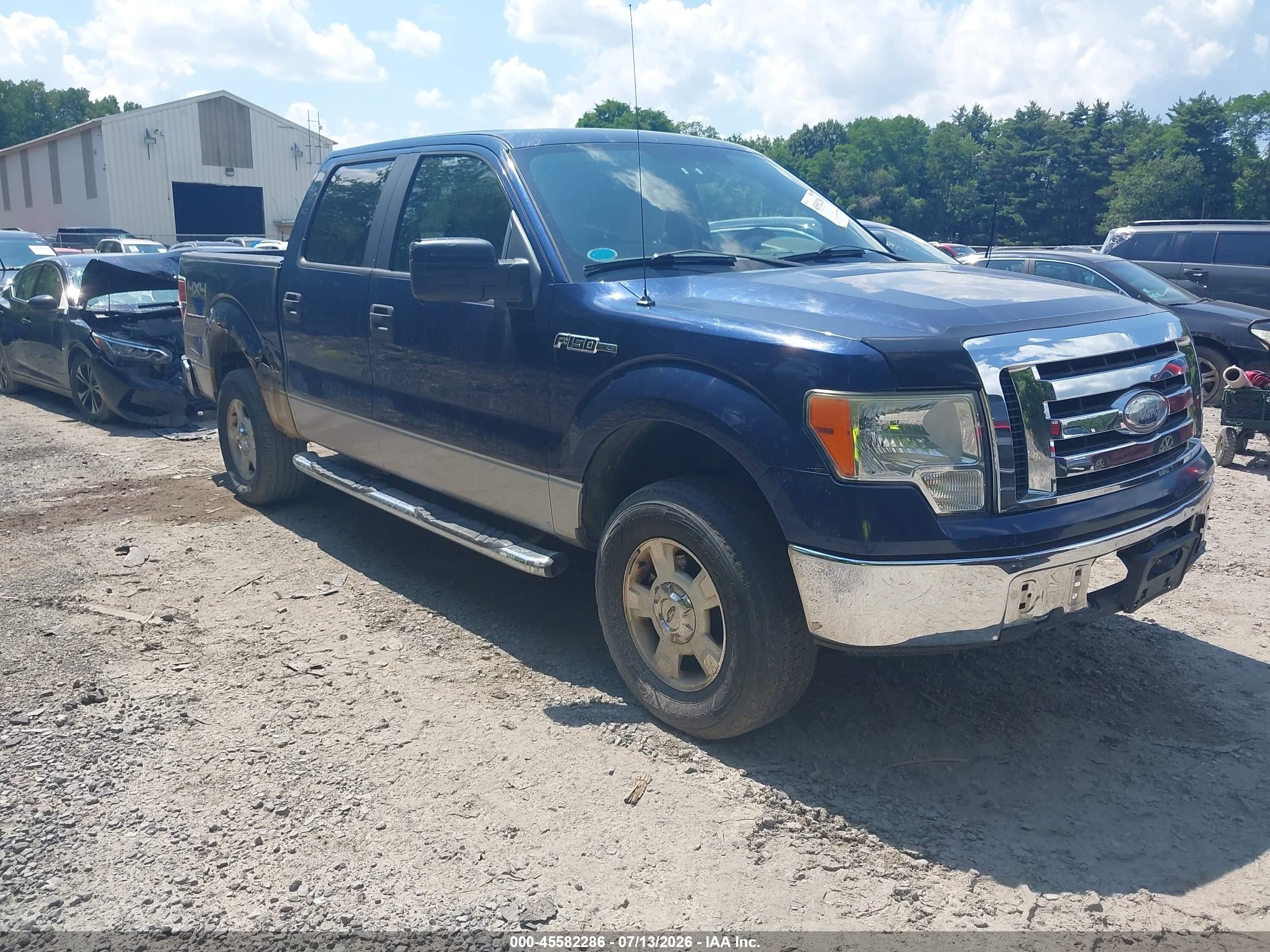 2009 Ford F-150 Xl/xlt Blue vin: 1FTRW148X9FA74791
