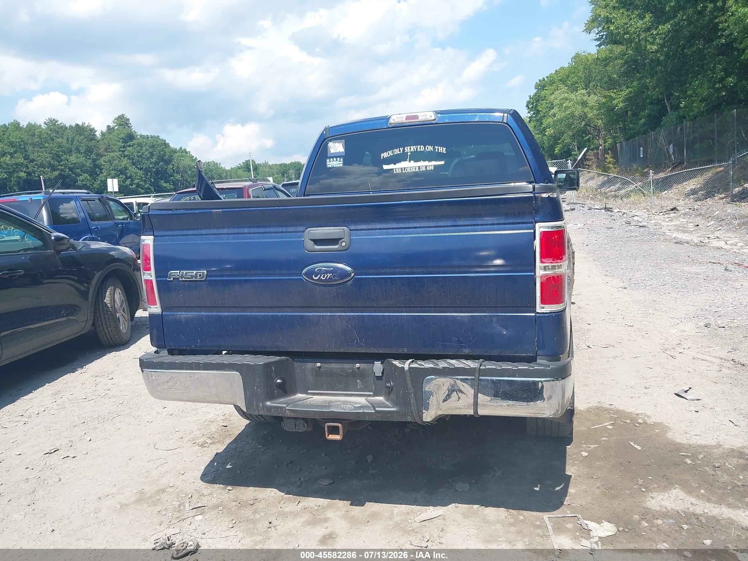 2009 Ford F-150 Xl/xlt Blue vin: 1FTRW148X9FA74791