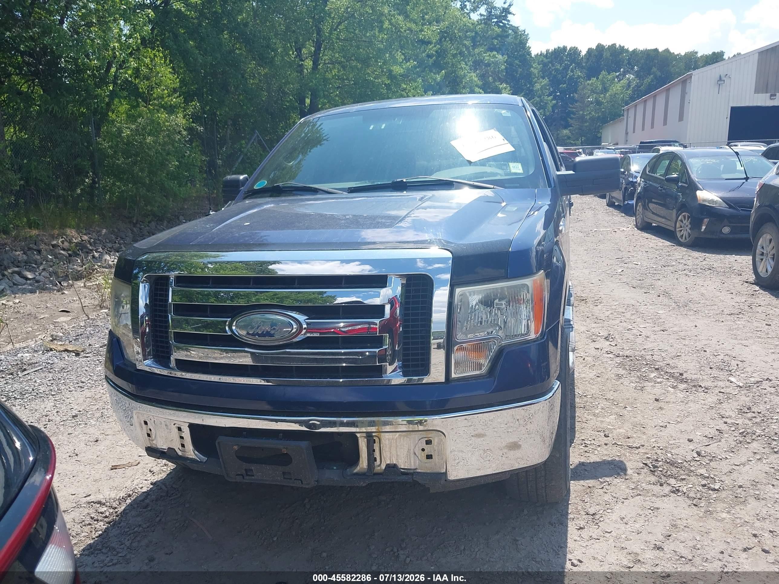 2009 Ford F-150 Xl/xlt Blue vin: 1FTRW148X9FA74791