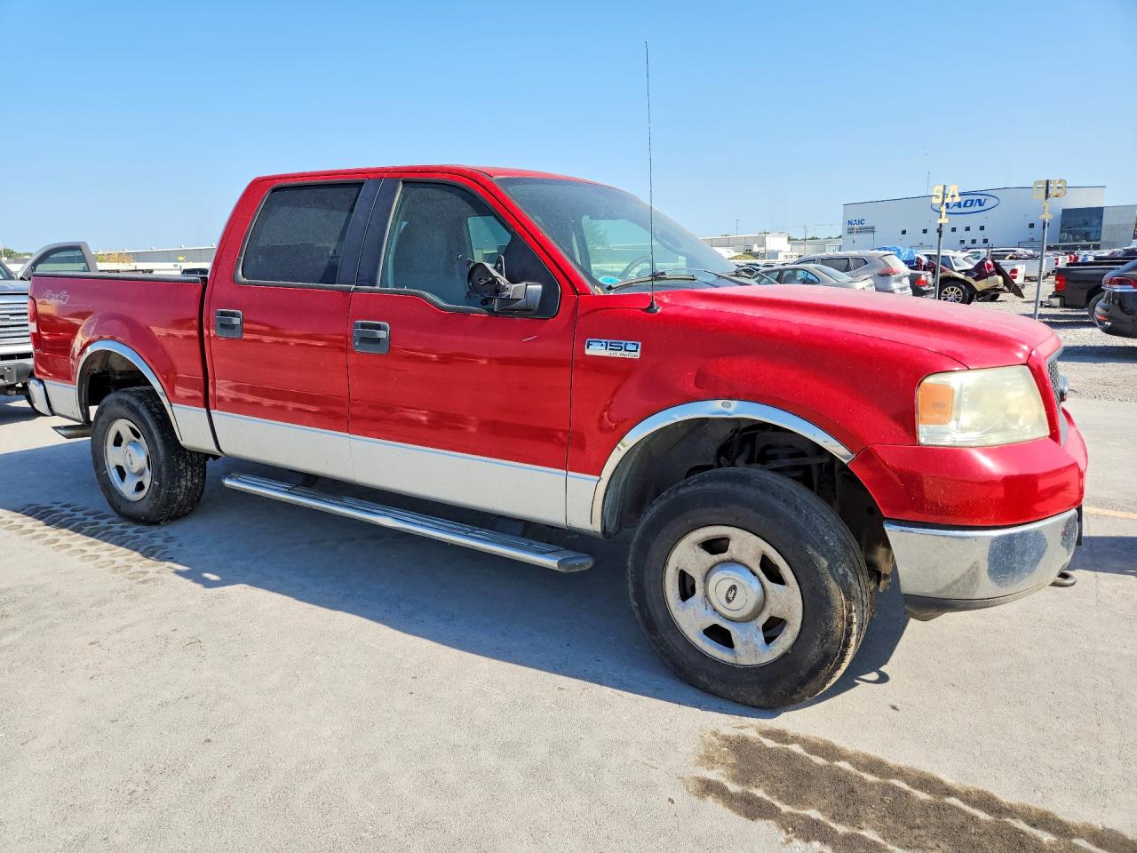 2005 Ford F150 Supercrew Красный vin: 1FTRW14W15FB46826