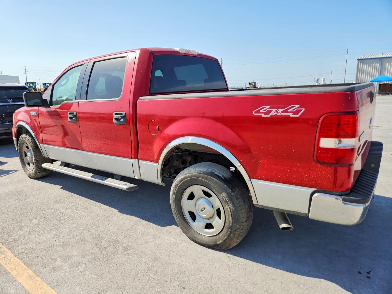 2005 Ford F150 Supercrew Красный vin: 1FTRW14W15FB46826