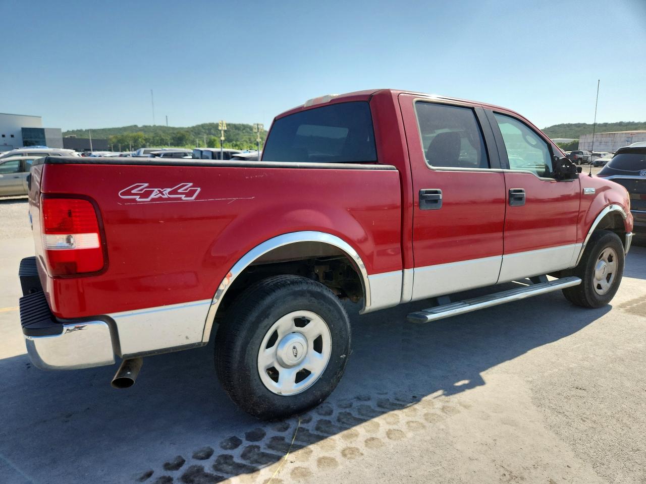 2005 Ford F150 Supercrew Красный vin: 1FTRW14W15FB46826