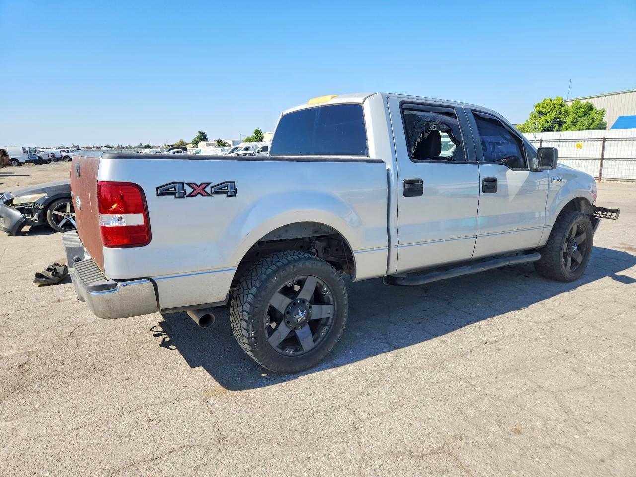 2007 Ford F150 Supercrew Silver vin: 1FTRW14W17KC17940