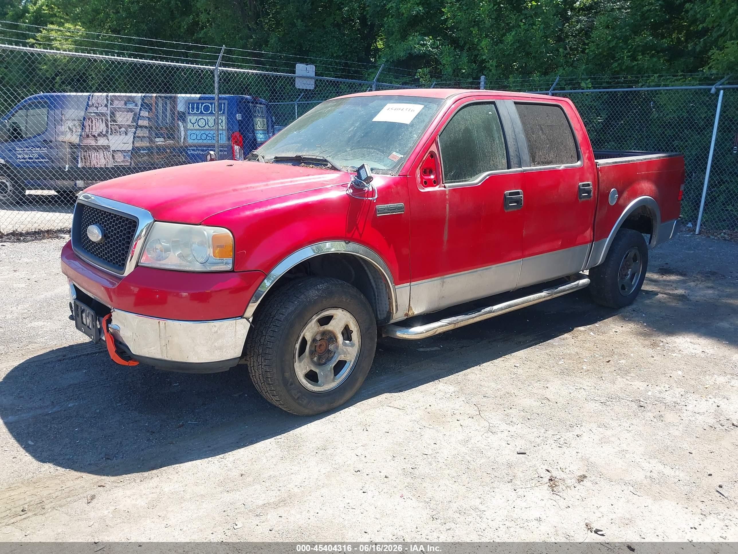 2007 Ford F-150 Xlt Red vin: 1FTRW14W17KC29781