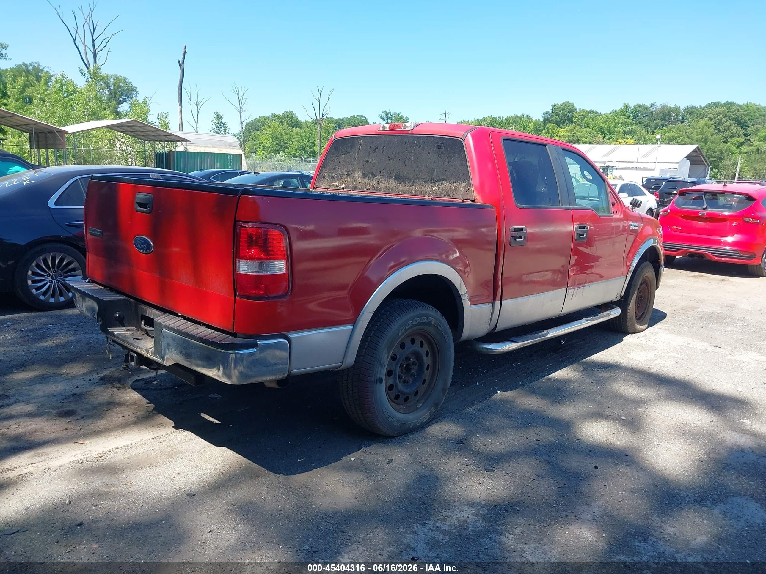 2007 Ford F-150 Xlt Red vin: 1FTRW14W17KC29781