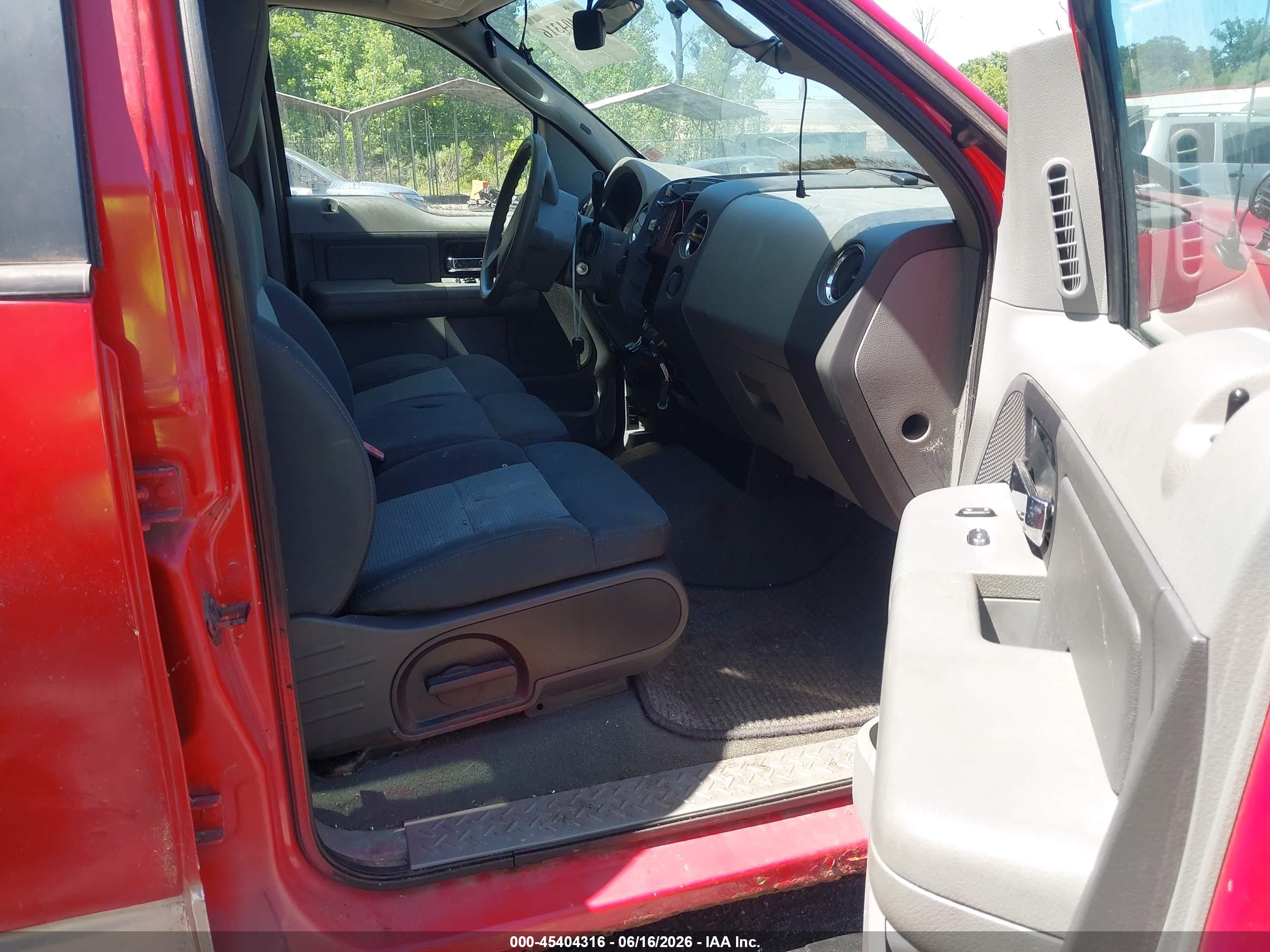 2007 Ford F-150 Xlt Red vin: 1FTRW14W17KC29781