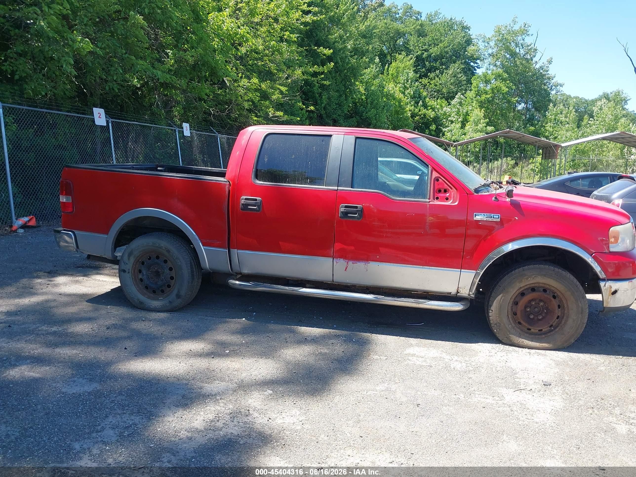 2007 Ford F-150 Xlt Red vin: 1FTRW14W17KC29781
