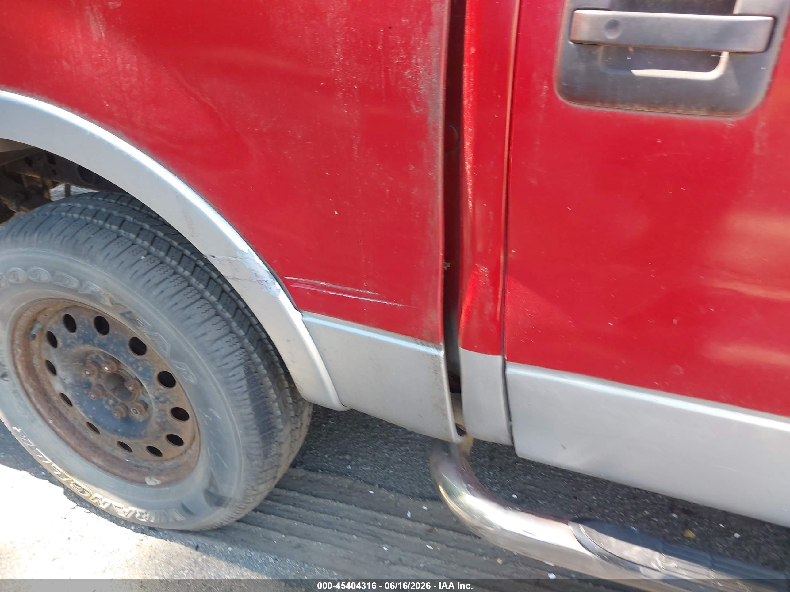2007 Ford F-150 Xlt Red vin: 1FTRW14W17KC29781