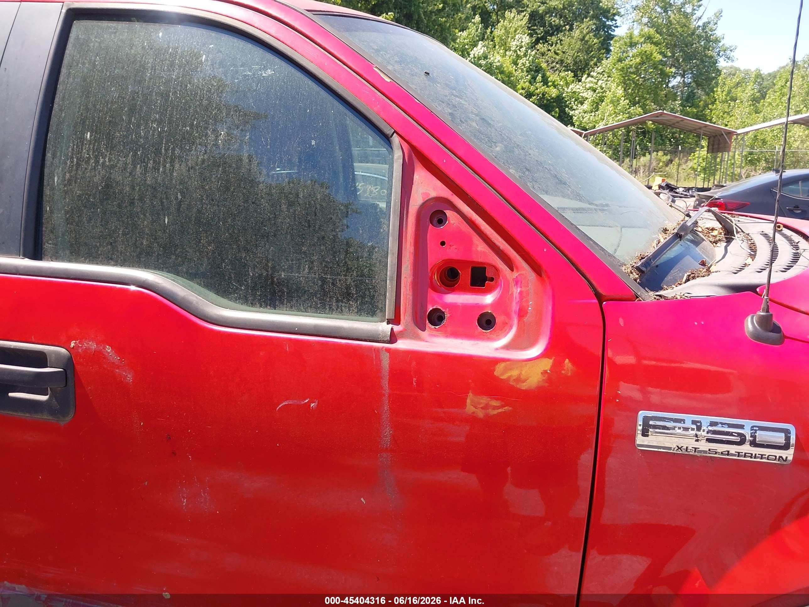 2007 Ford F-150 Xlt Red vin: 1FTRW14W17KC29781