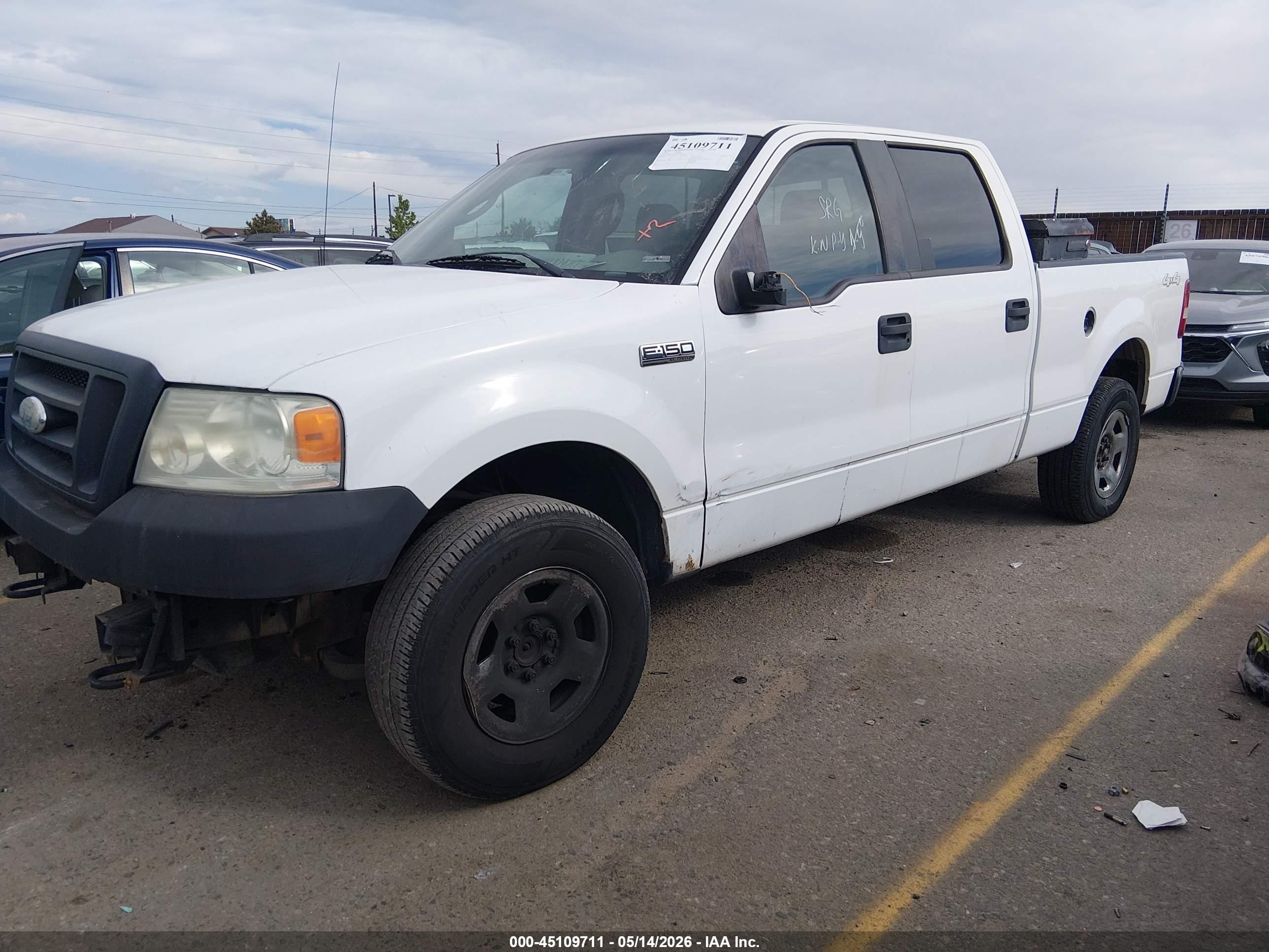 2008 Ford F-150 60th Anniversary/xl/xlt Белый vin: 1FTRW14W18FA96661