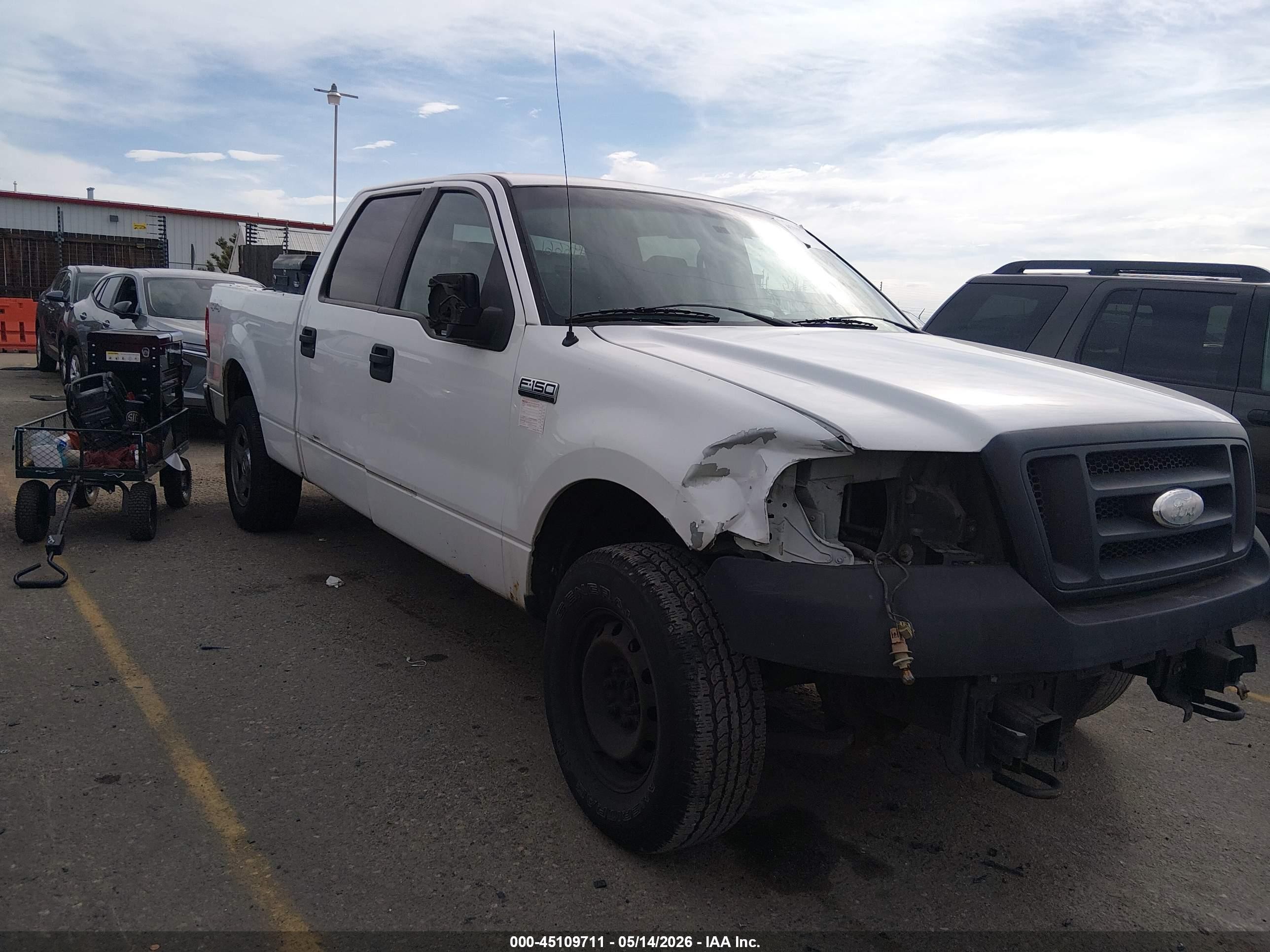 2008 Ford F-150 60th Anniversary/xl/xlt Белый vin: 1FTRW14W18FA96661