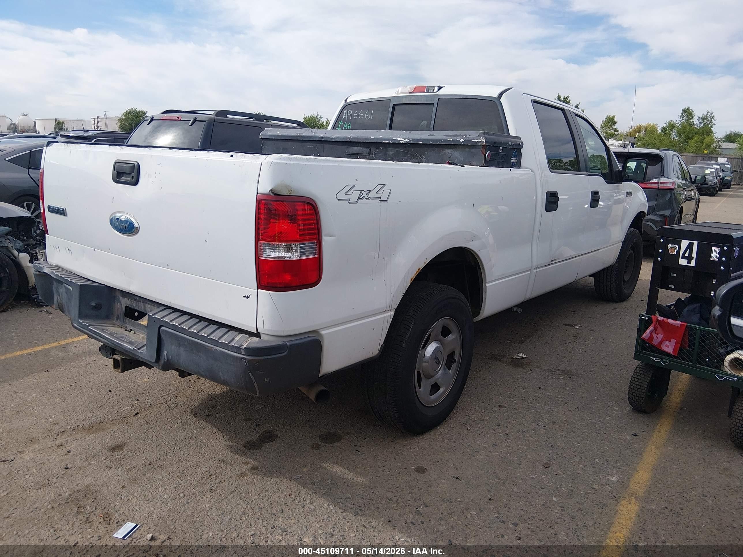 2008 Ford F-150 60th Anniversary/xl/xlt Белый vin: 1FTRW14W18FA96661
