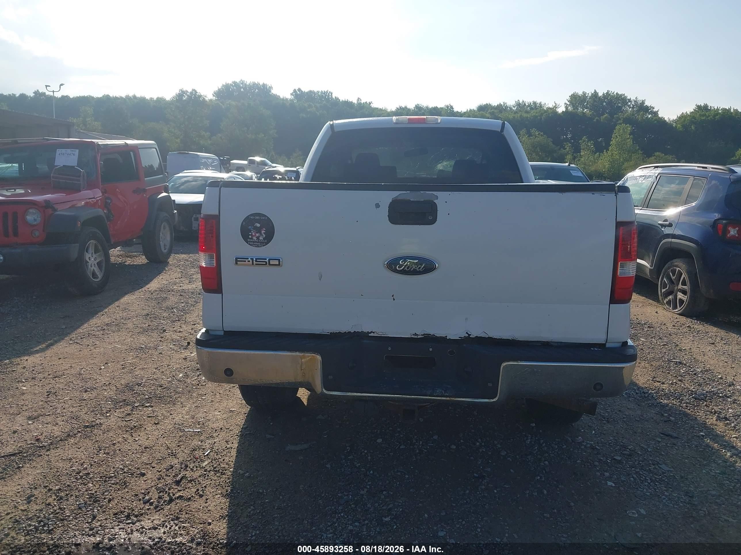 2008 Ford F-150 60th Anniversary/xl/xlt White vin: 1FTRW14W18KC37302