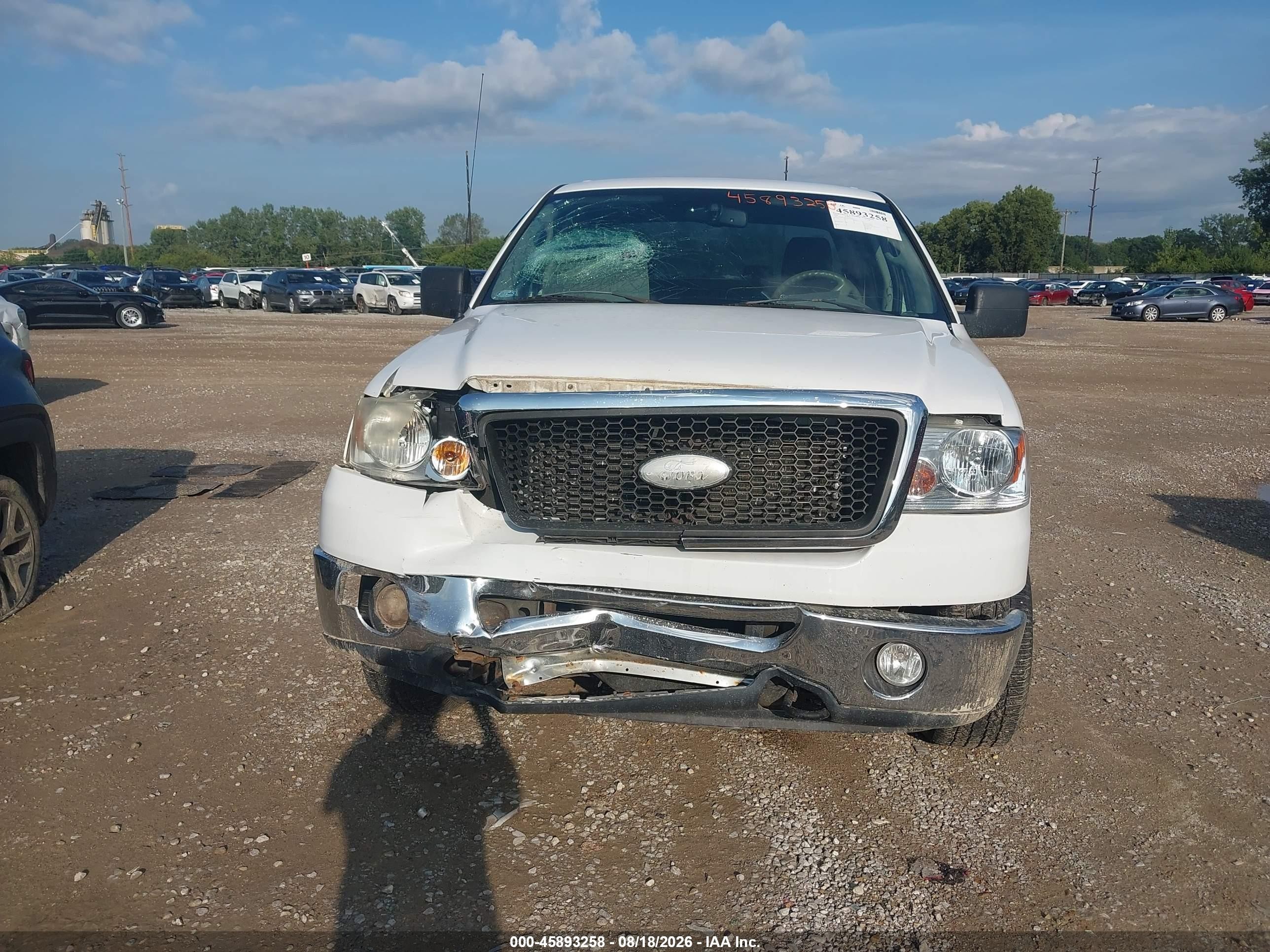 2008 Ford F-150 60th Anniversary/xl/xlt White vin: 1FTRW14W18KC37302