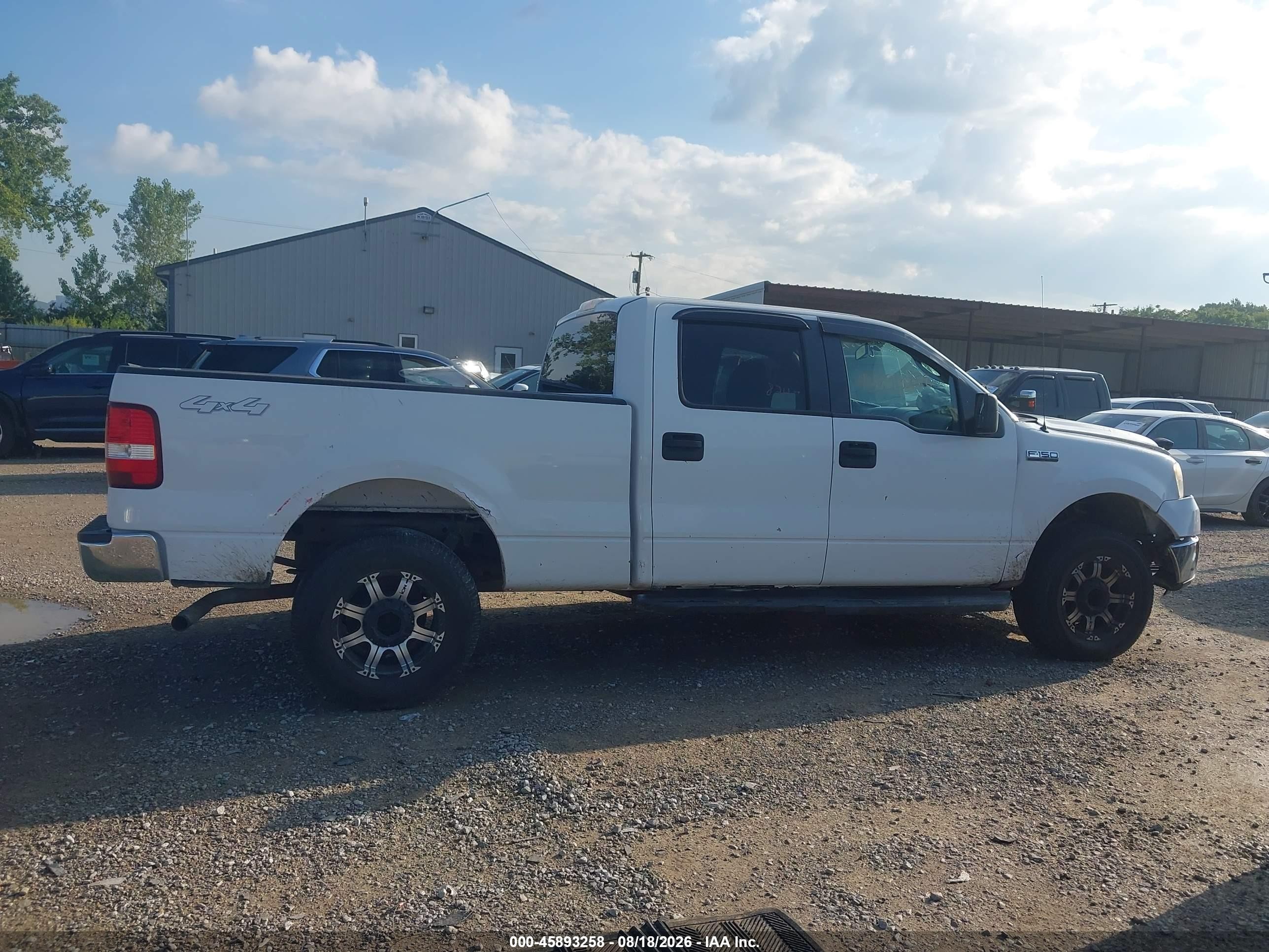2008 Ford F-150 60th Anniversary/xl/xlt White vin: 1FTRW14W18KC37302