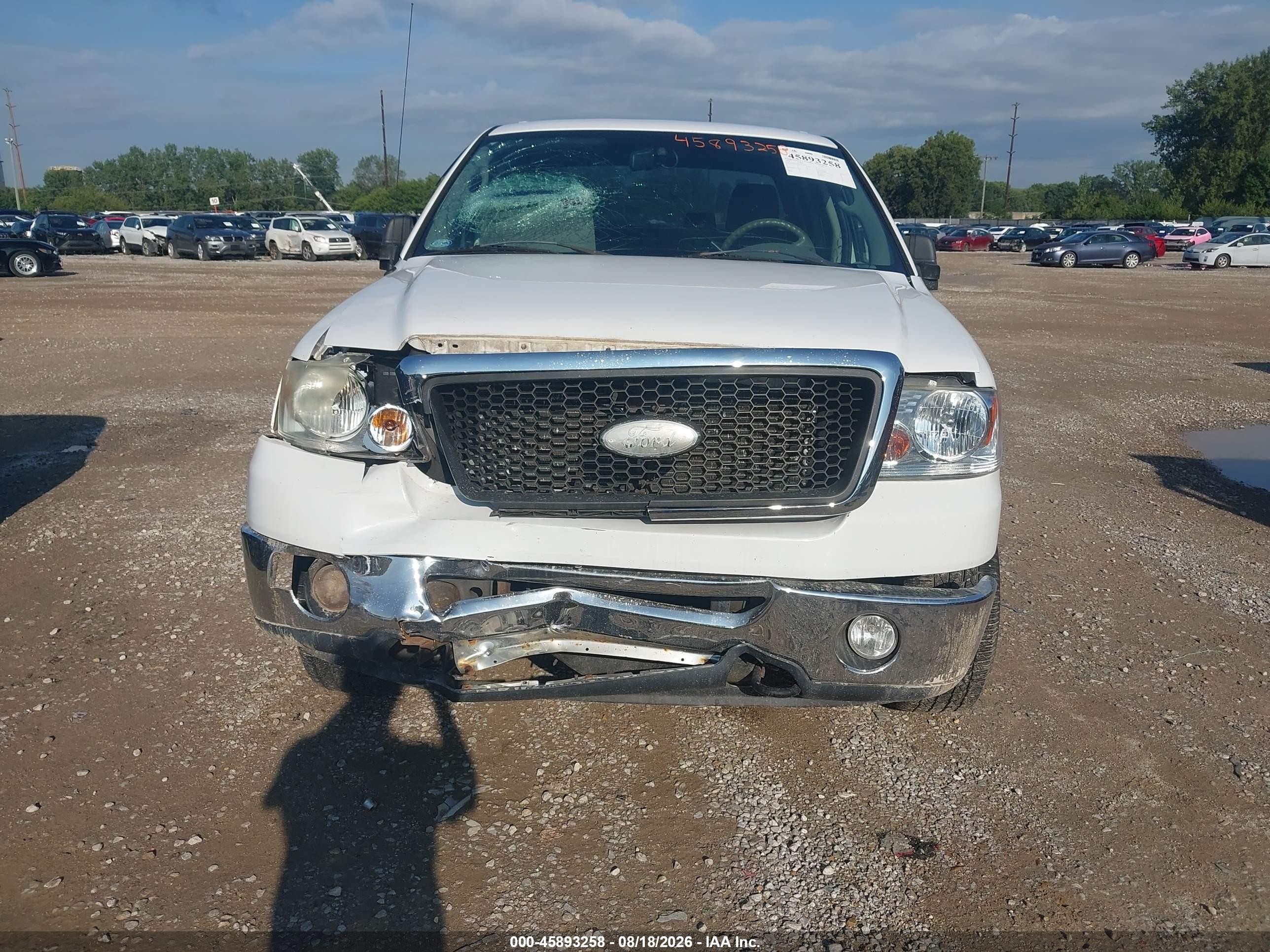 2008 Ford F-150 60th Anniversary/xl/xlt White vin: 1FTRW14W18KC37302