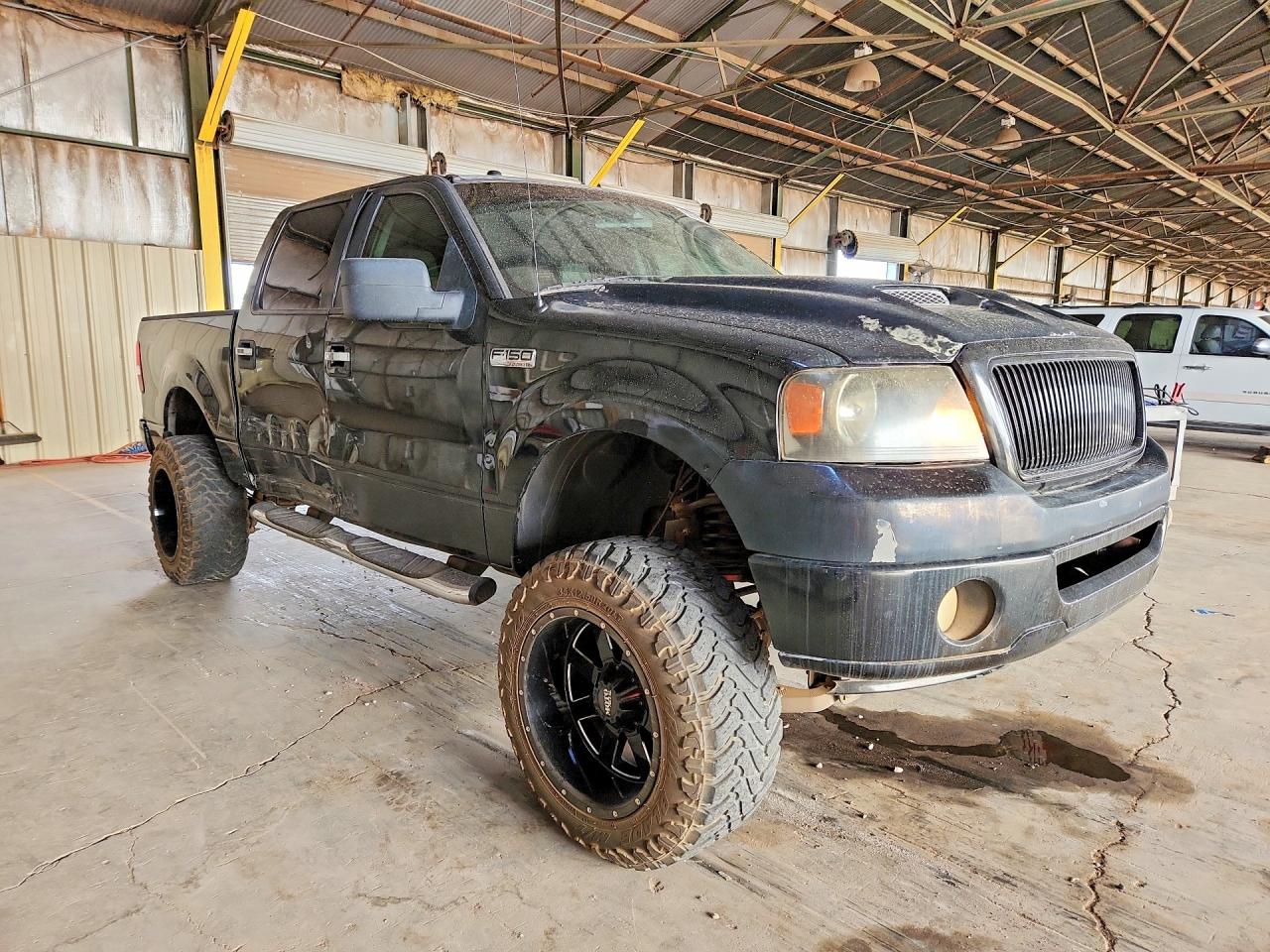 2008 Ford F150 Supercrew Black vin: 1FTRW14W18KC54102