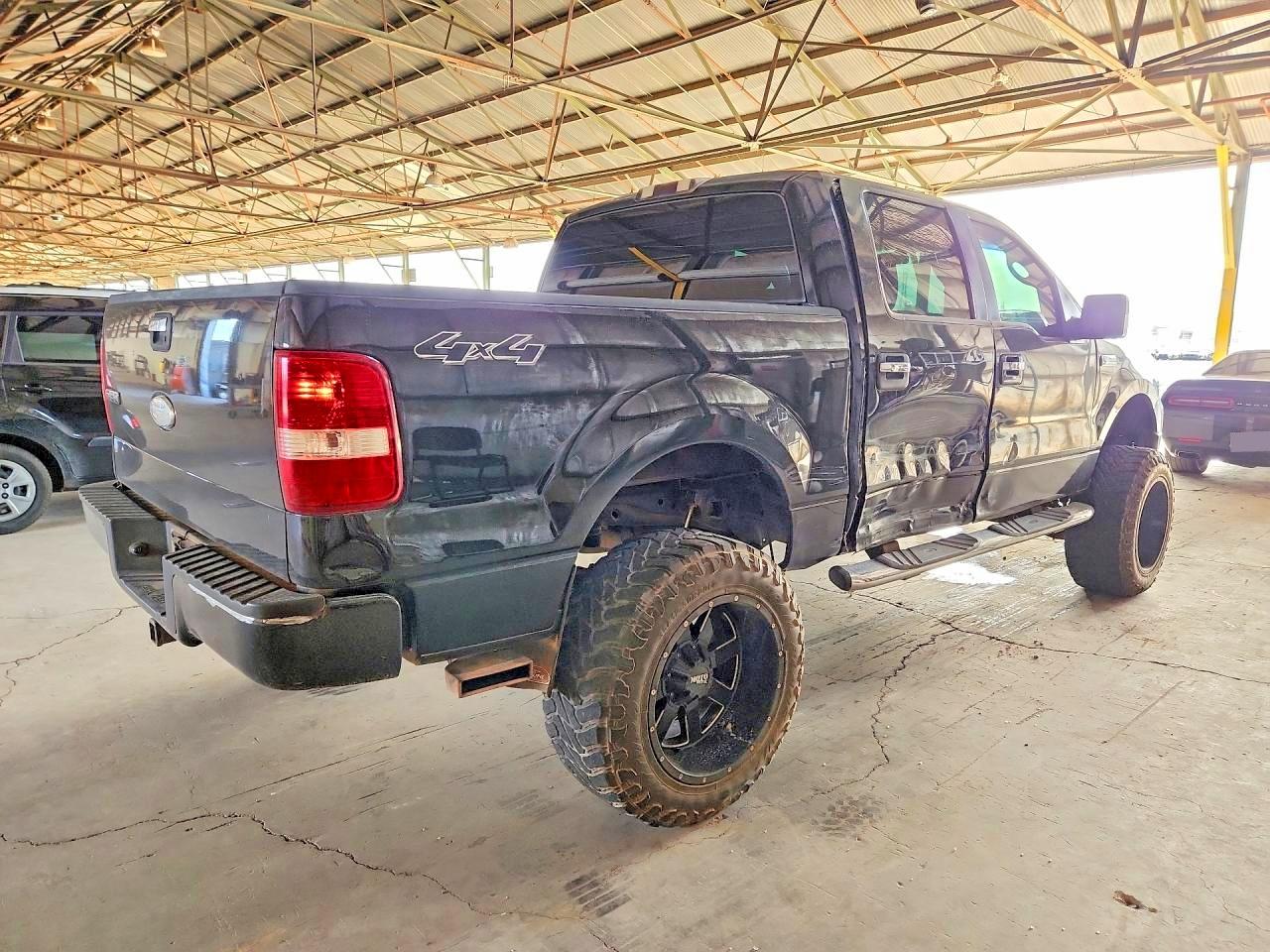 2008 Ford F150 Supercrew Black vin: 1FTRW14W18KC54102