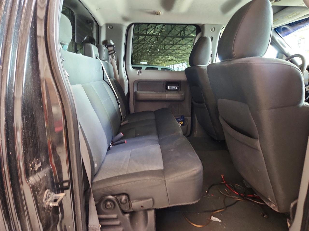 2008 Ford F150 Supercrew Black vin: 1FTRW14W18KC54102