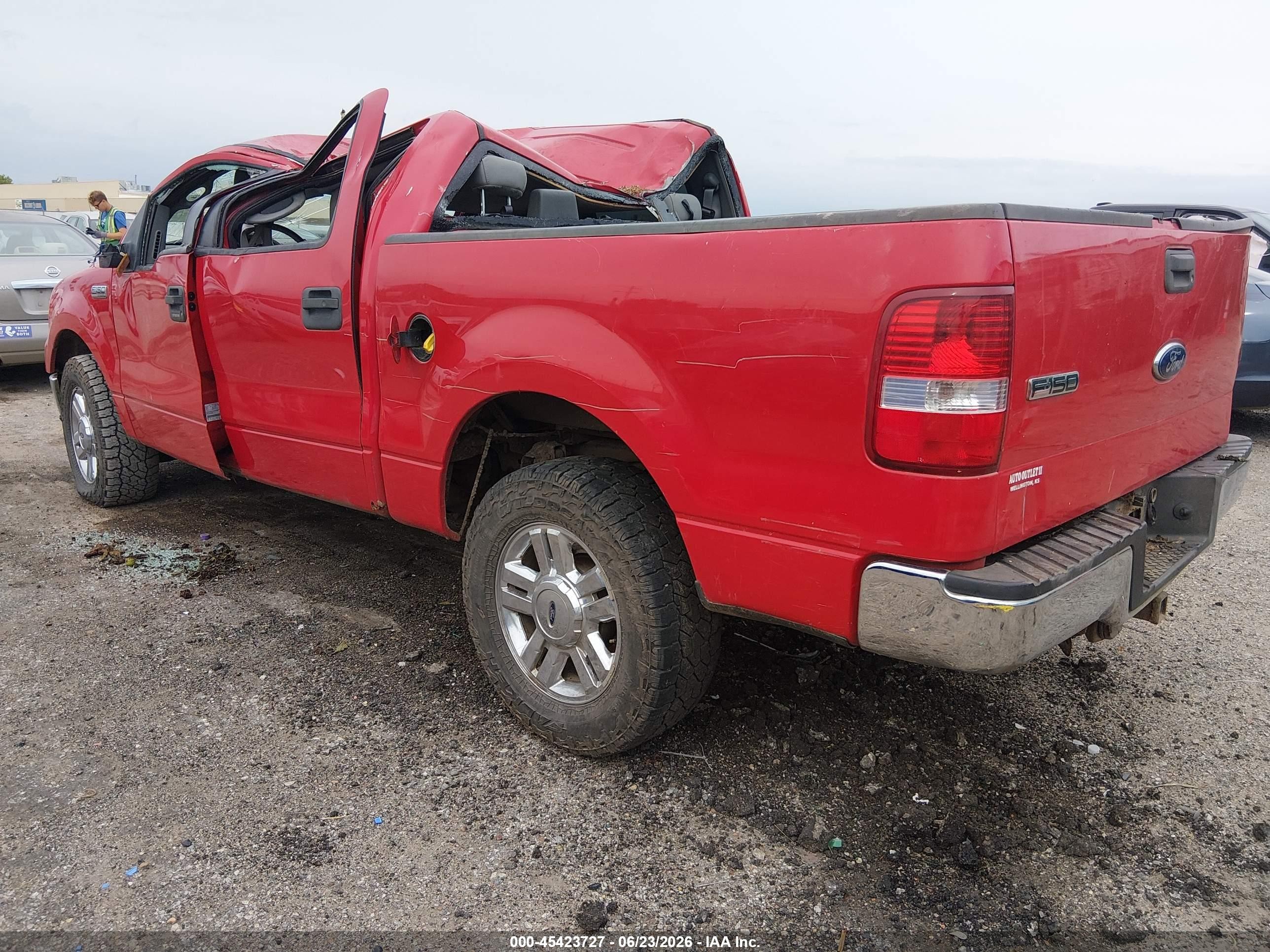 2008 Ford F-150 60th Anniversary/xl/xlt Красный vin: 1FTRW14W28KC53198